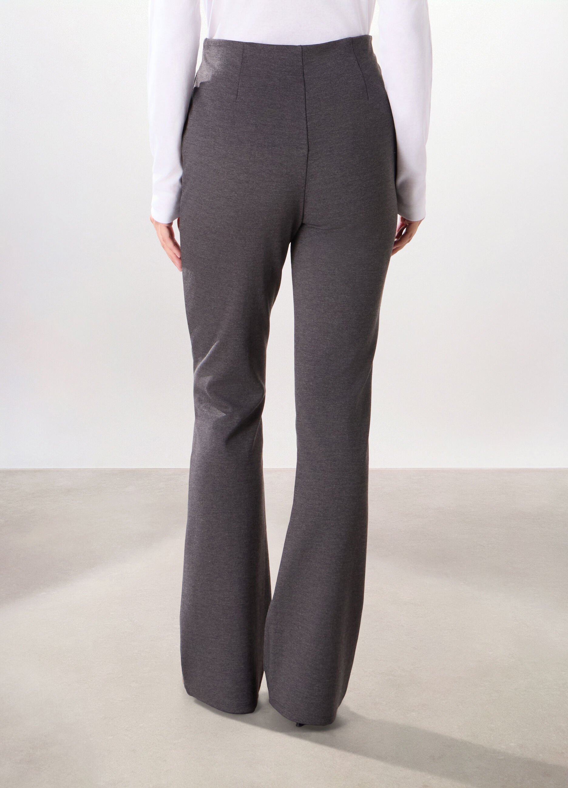 Pantaloni in poli viscosa donna_1