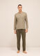 Maglia del pigiama in puro cotone uomo_0
