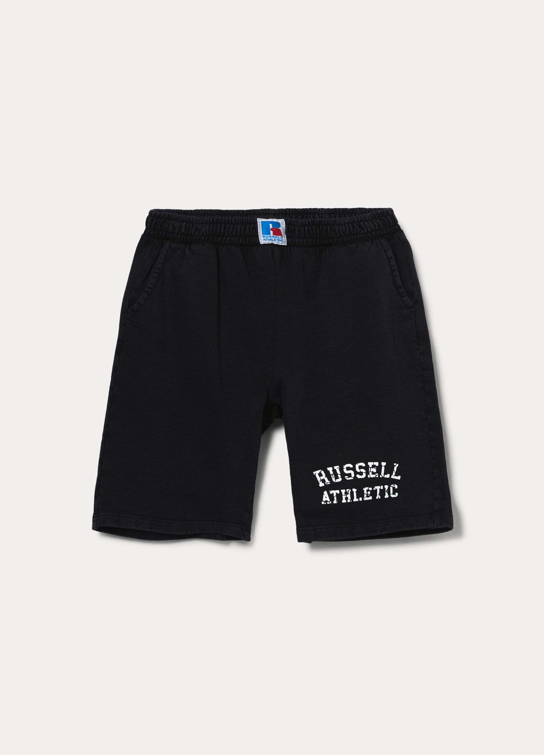 Shorts Russel Athletic in french terry di puro cotone ragazzo_0