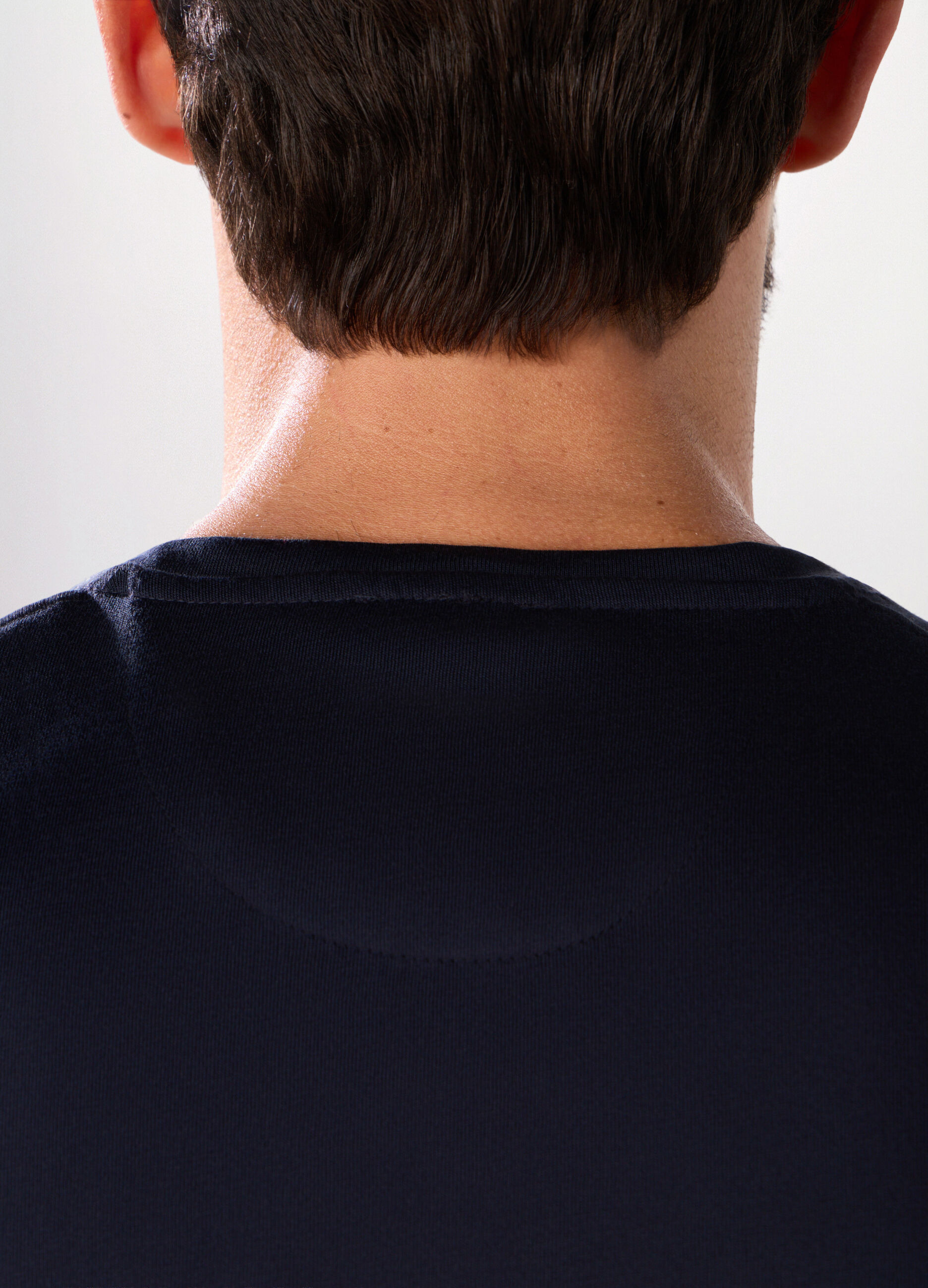 T-shirt slim fit in jersey di cotone uomo_2