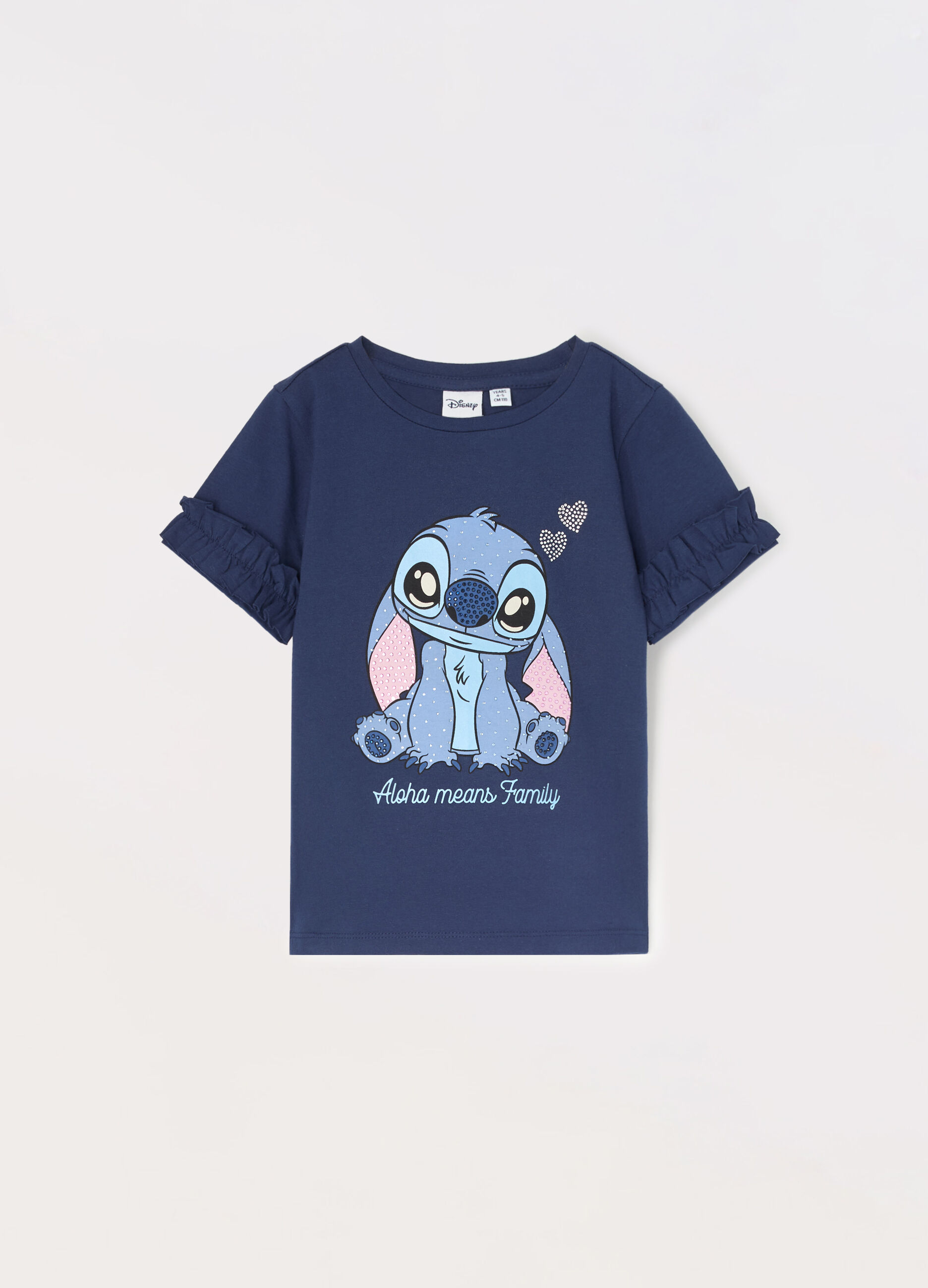 T-shirt in cotone stretch bambina_0