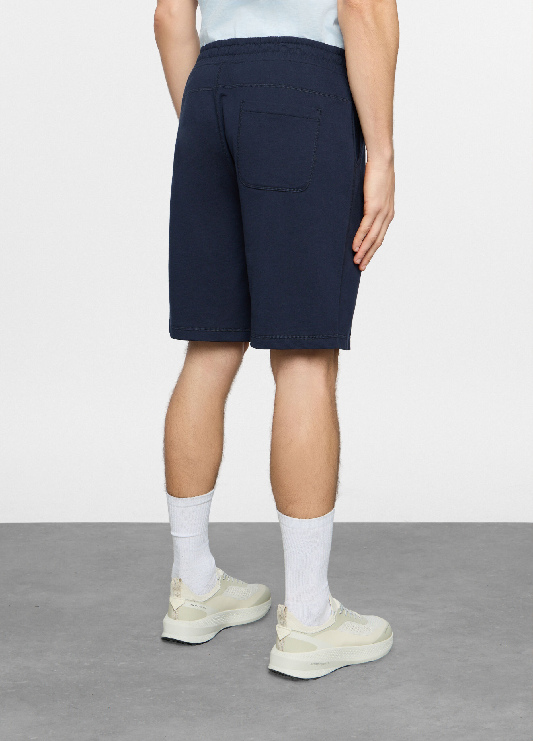 Bermuda in felpa di cotone uomo_1