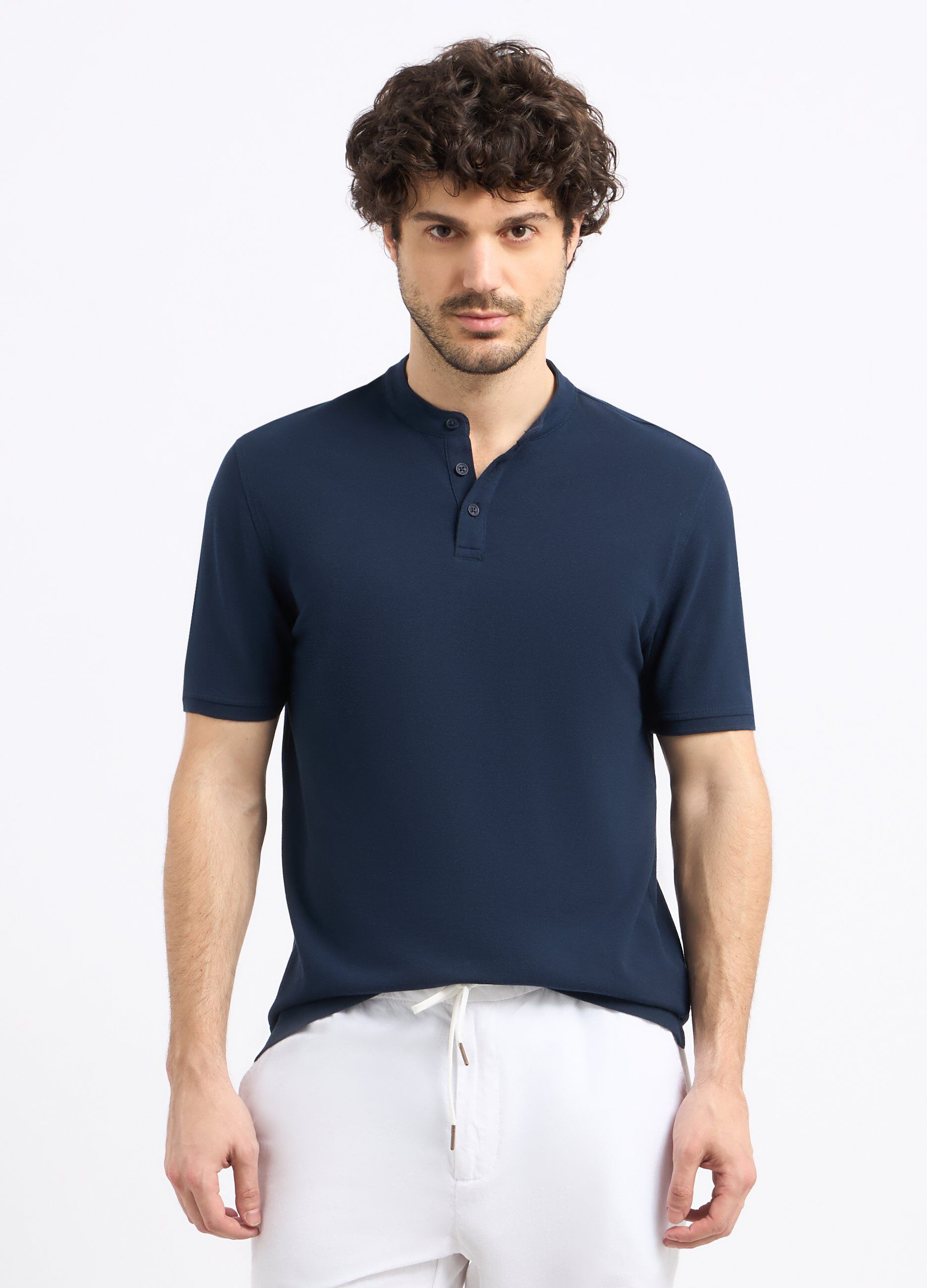Polo in puro cotone uomo_0
