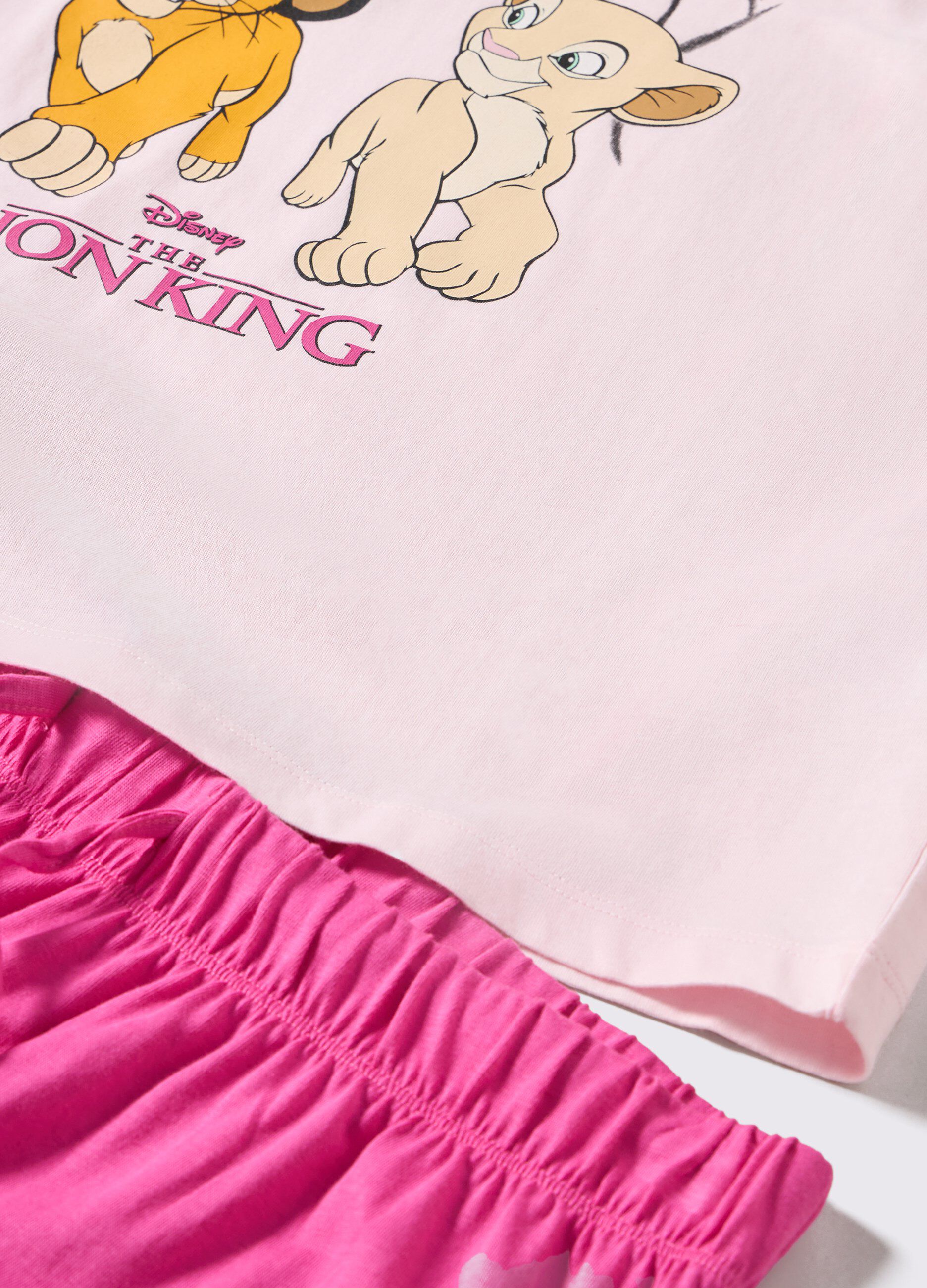 Set pigiama corto in puro cotone donna_1