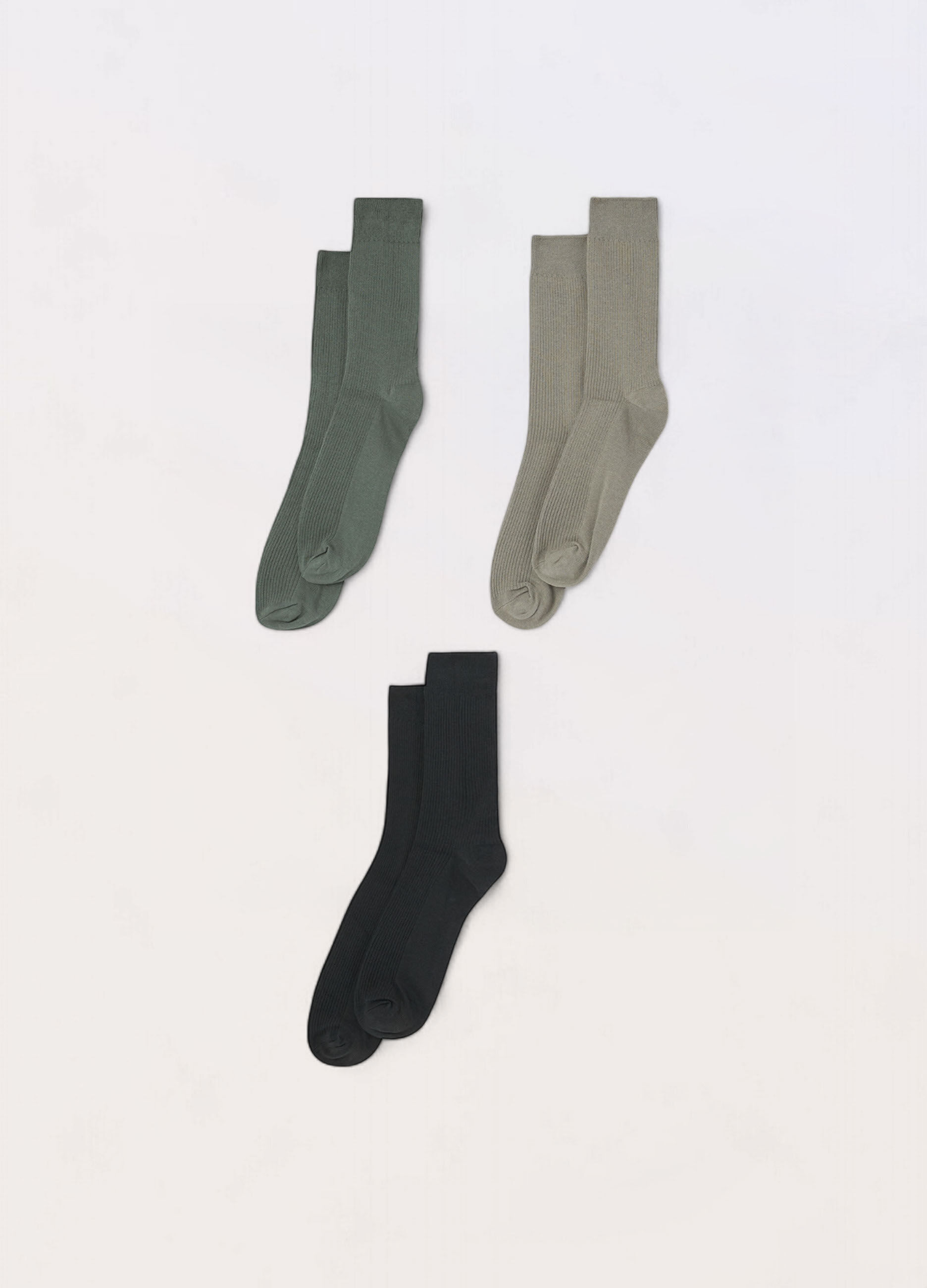 3 pack calze corte in cotone stretch uomo_0