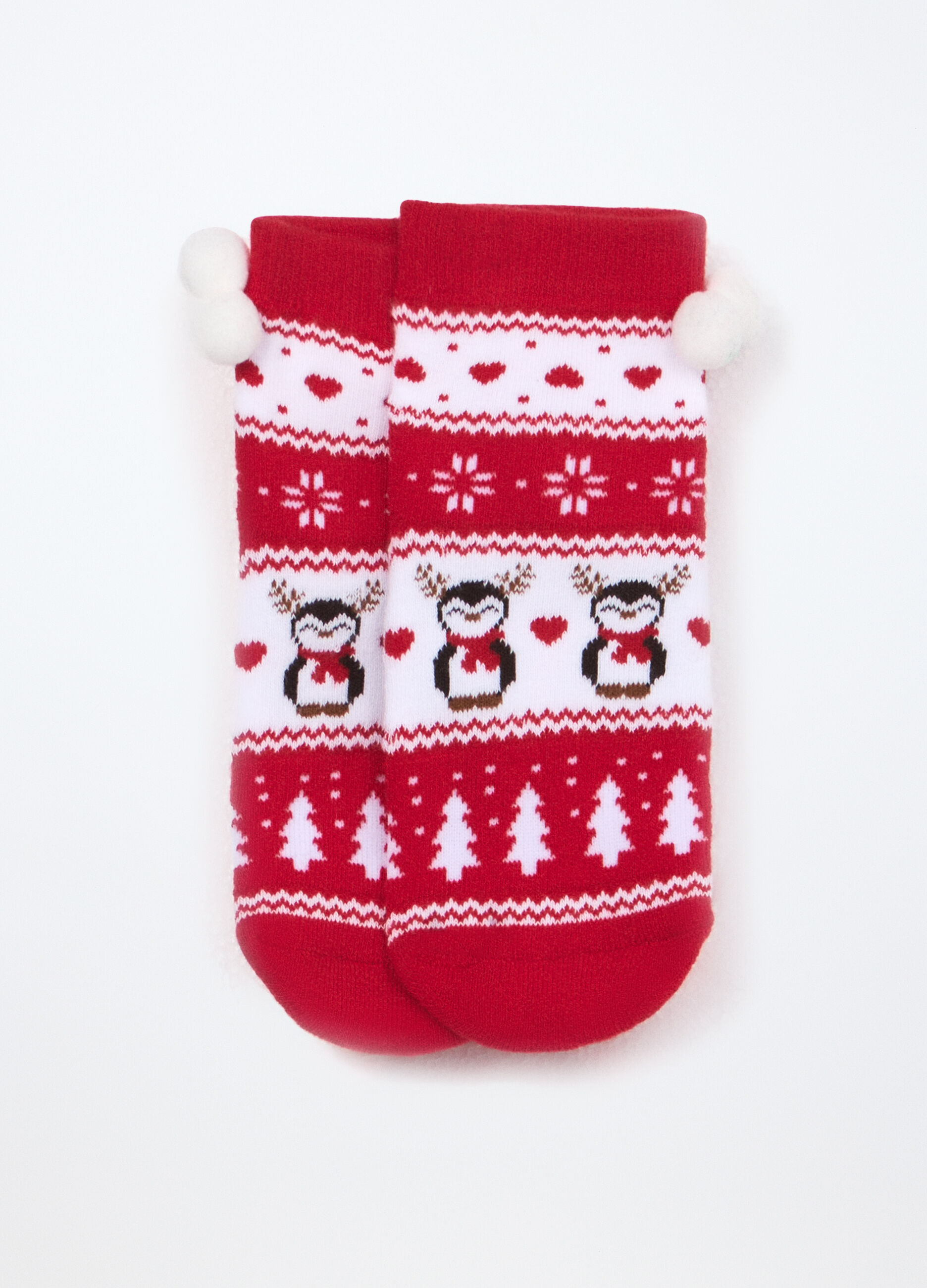 Calze corte antiscivolo in spugna bambina_0