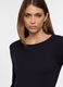 T-shirt con scollo a barchetta stretch donna_2