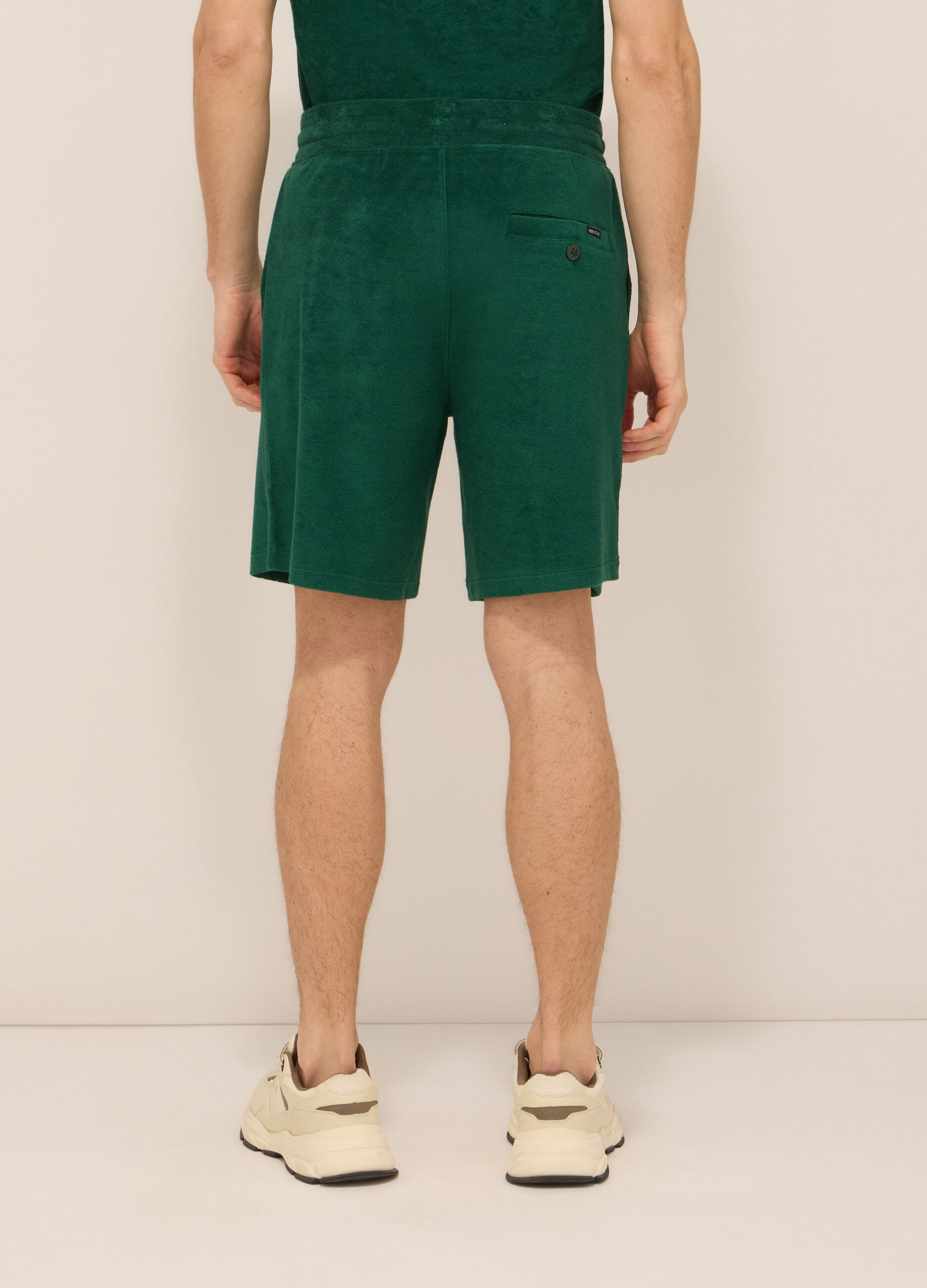 Short in spugna di cotone uomo_1