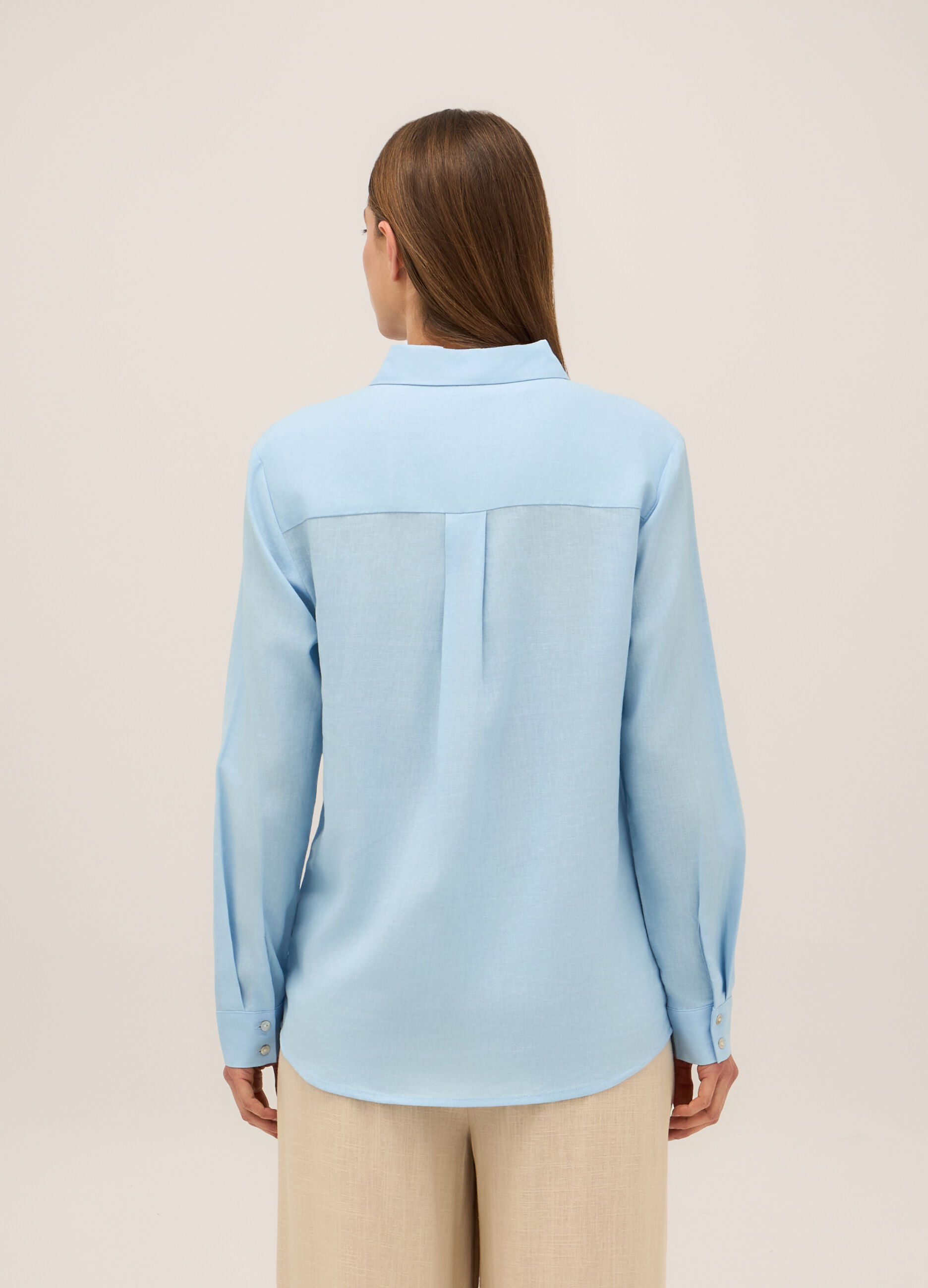 Camicia misto lino donna_1