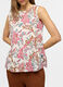 Top smanicato a girocollo in jersey donna_2