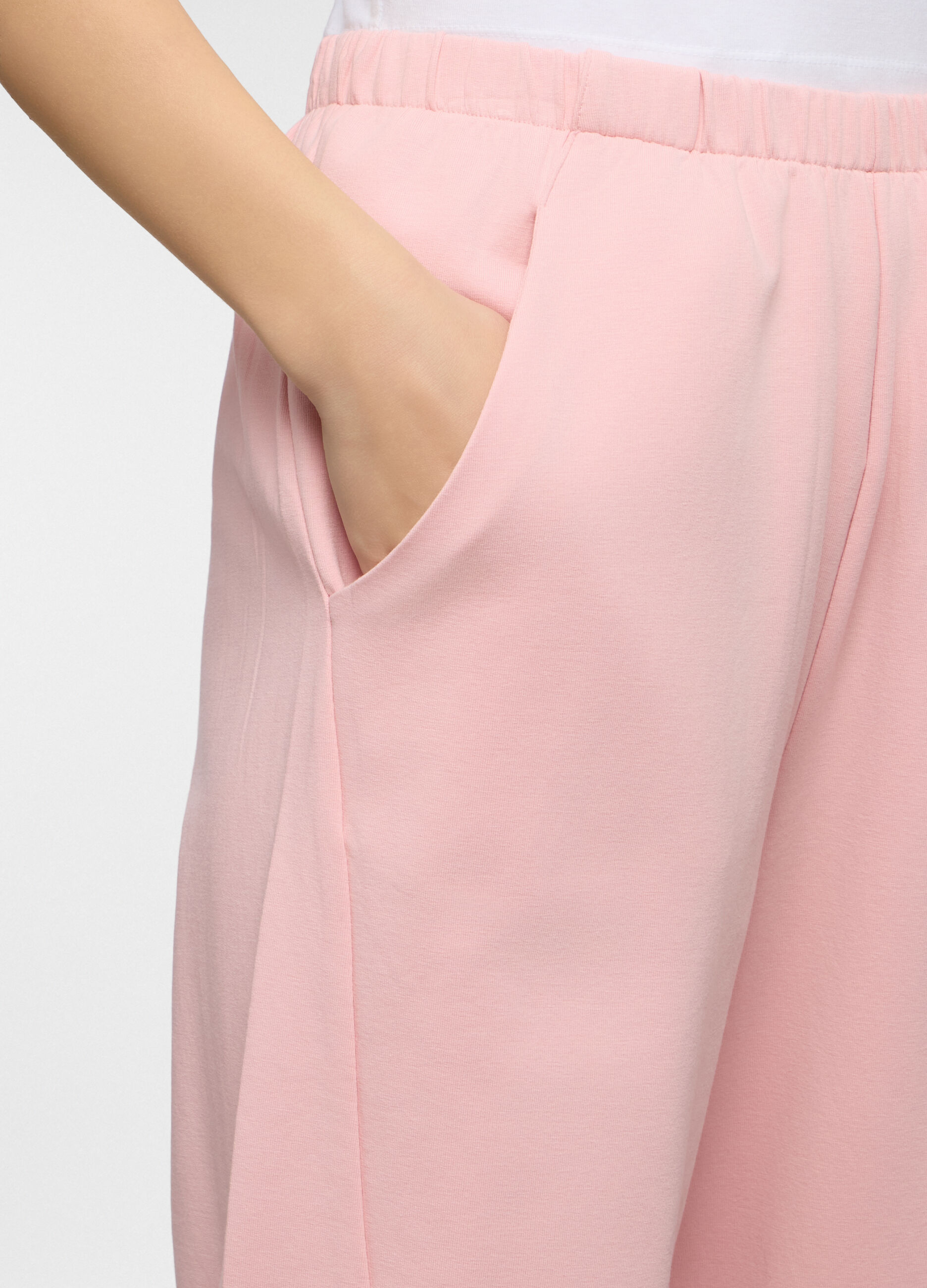 Jogger over fit in french terry stretch donna_2