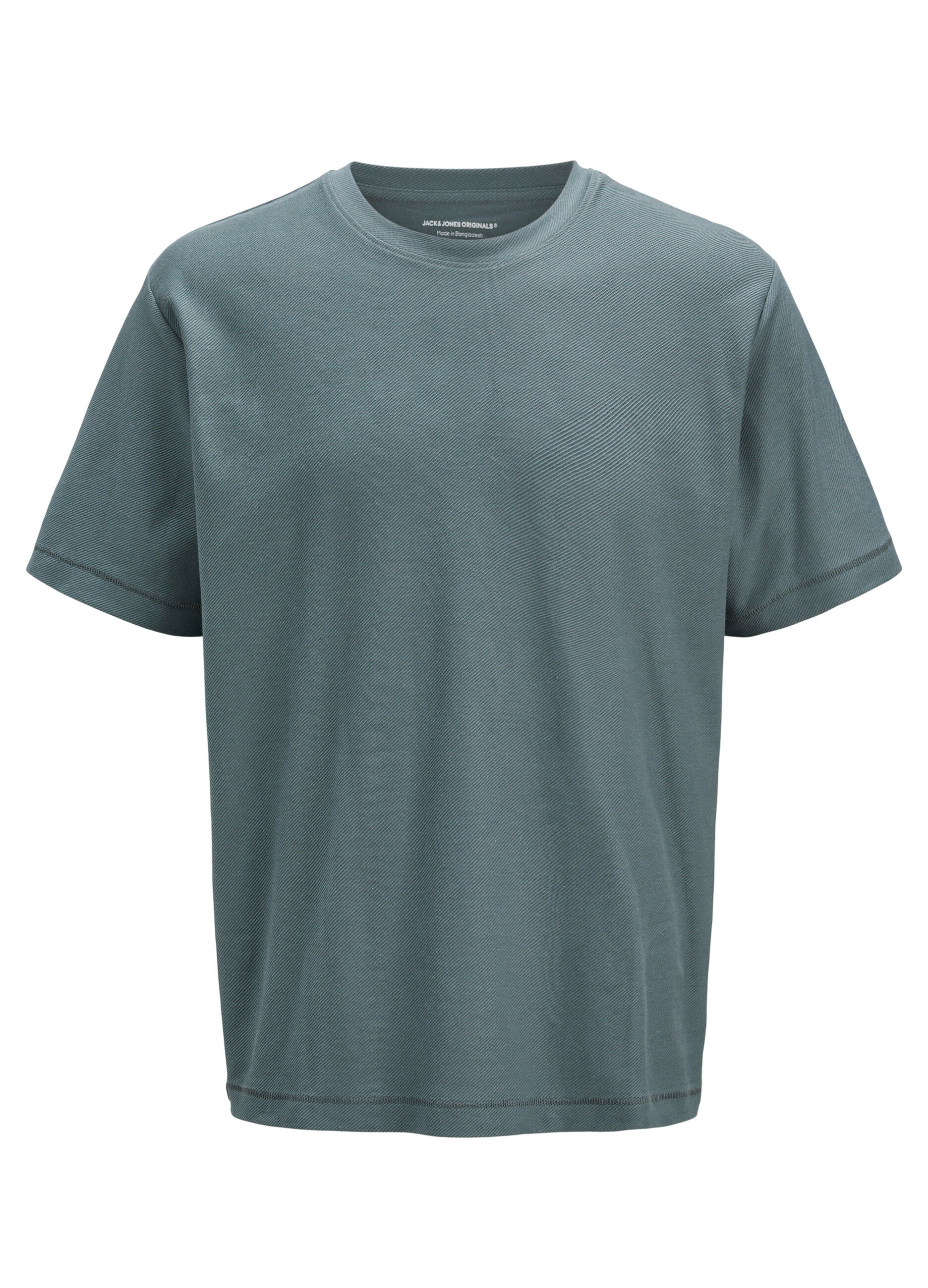 T-shirt relaxed fit in jersey a costine uomo_0