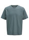 T-shirt relaxed fit in jersey a costine uomo_0