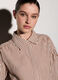 Camicia over fit con colletto alla francese in seersucker donna_3