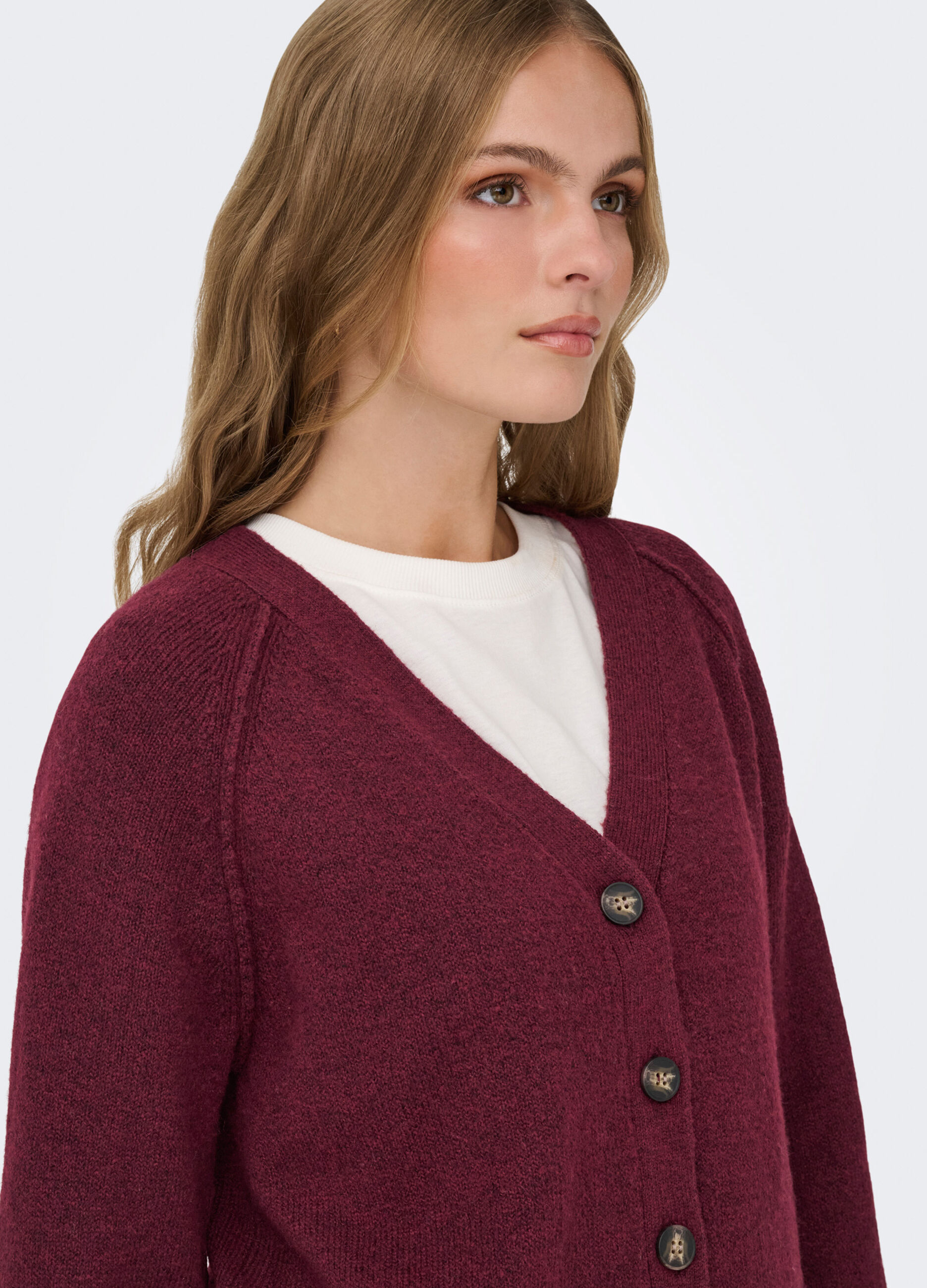 Cardigan con scollo a V donna_4