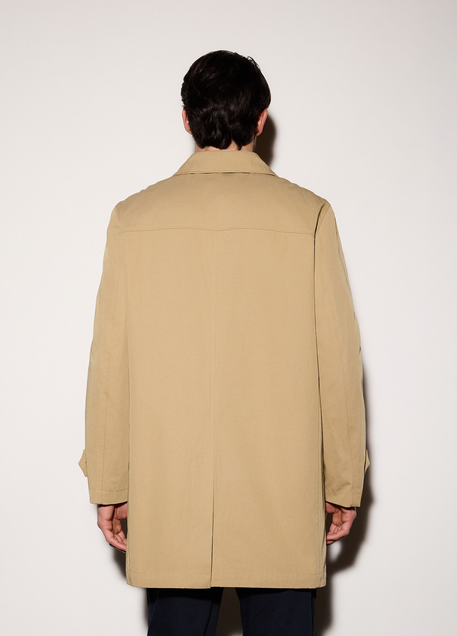 Cappotto in misto cotone uomo_1