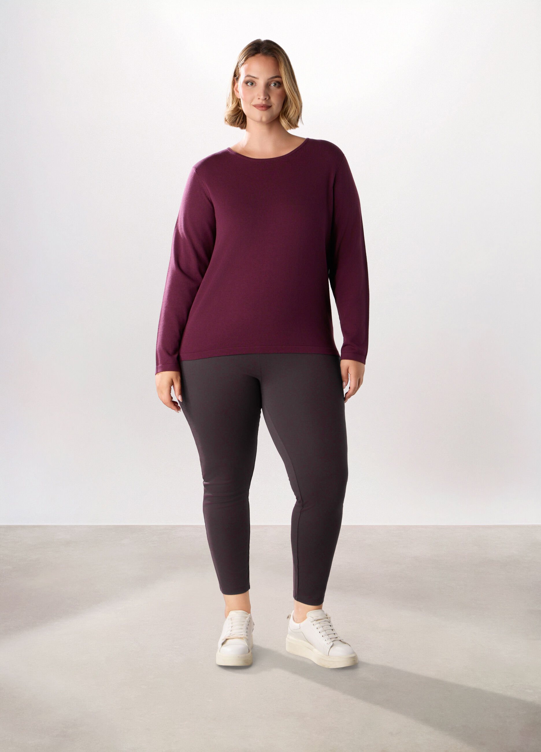 Leggings in misto viscosa donna curvy_0