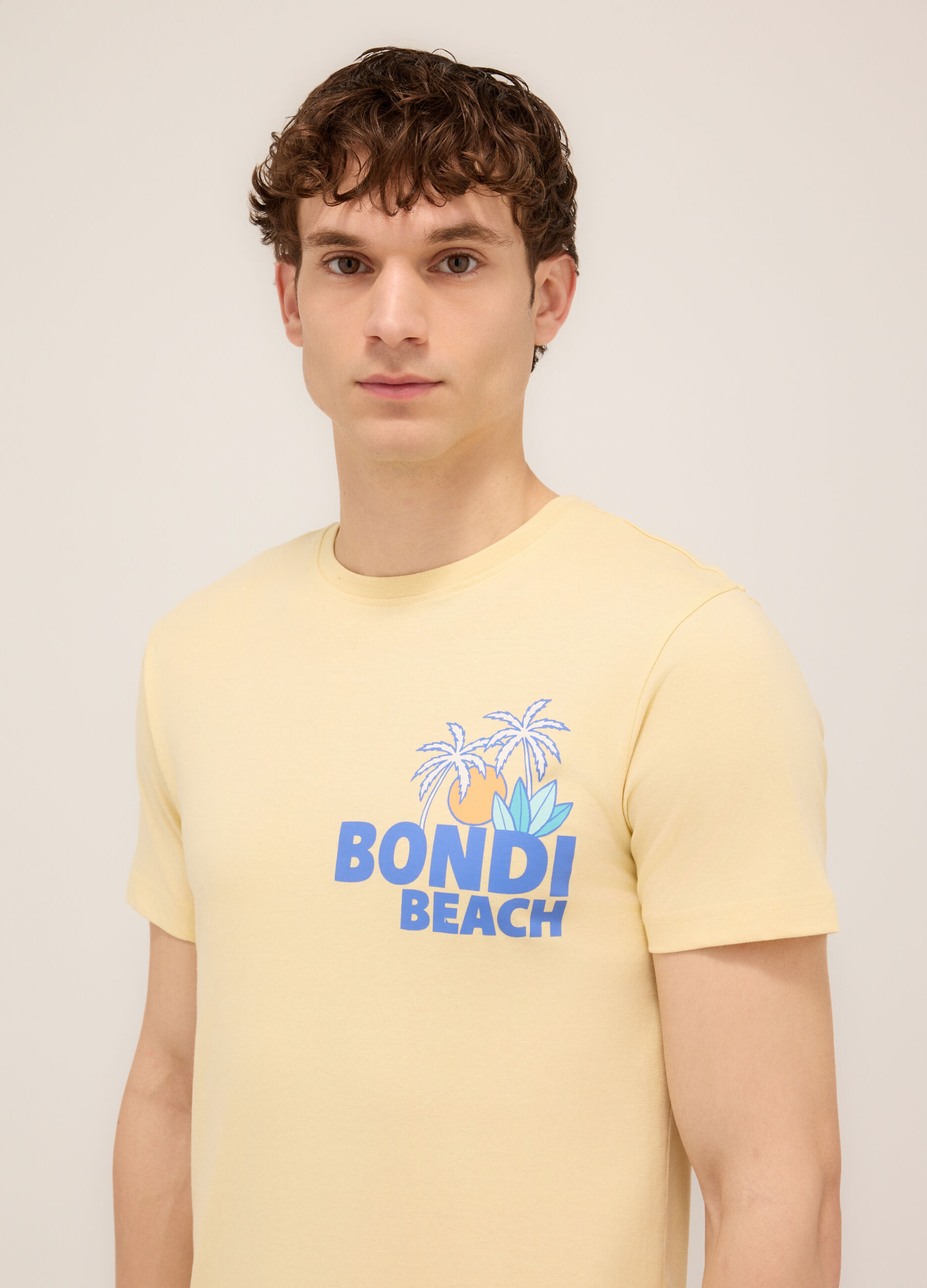 T-shirt girocollo stampa Bondi Beach uomo_2