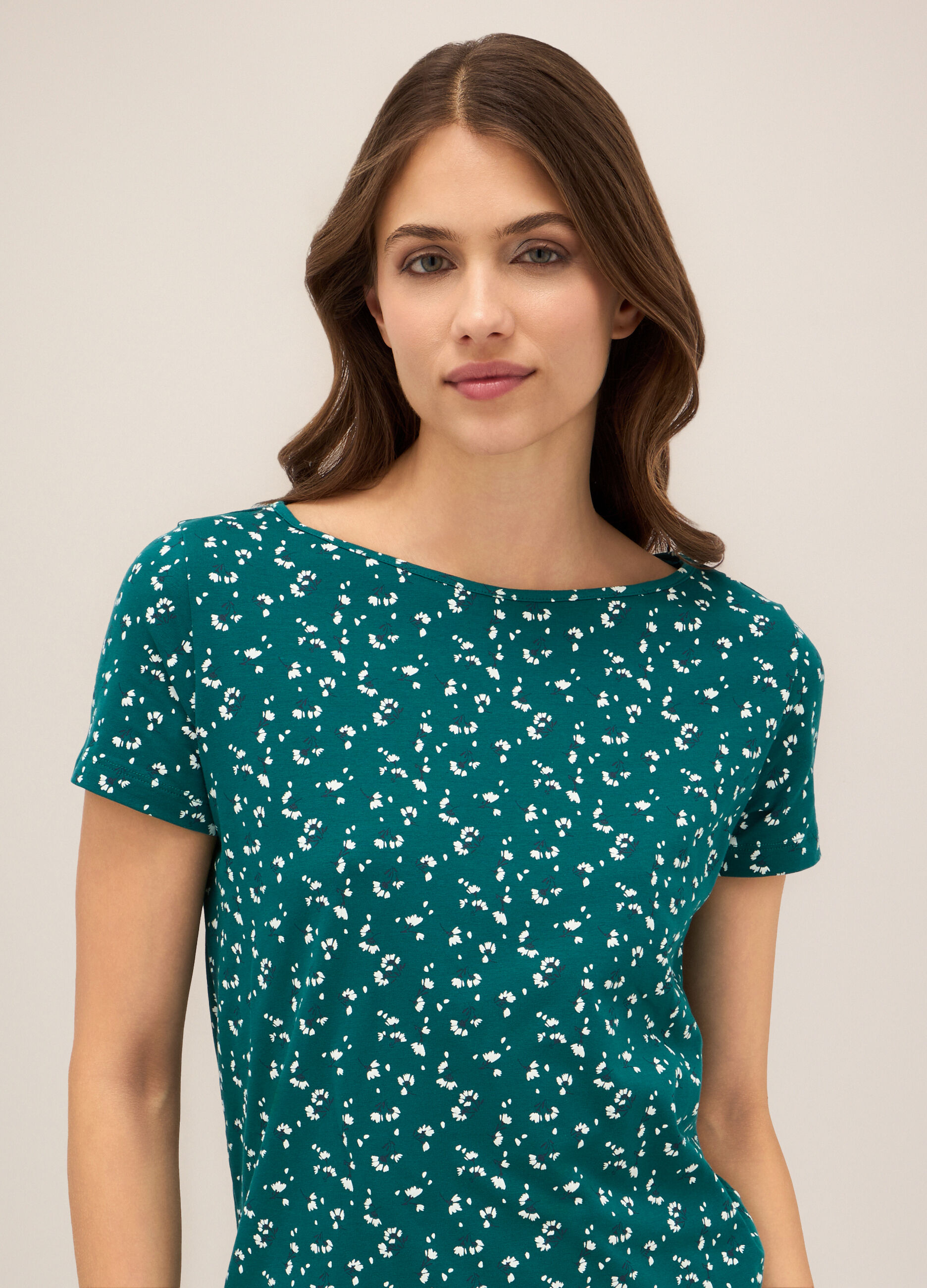 Abito corto in cotone stretch donna_2