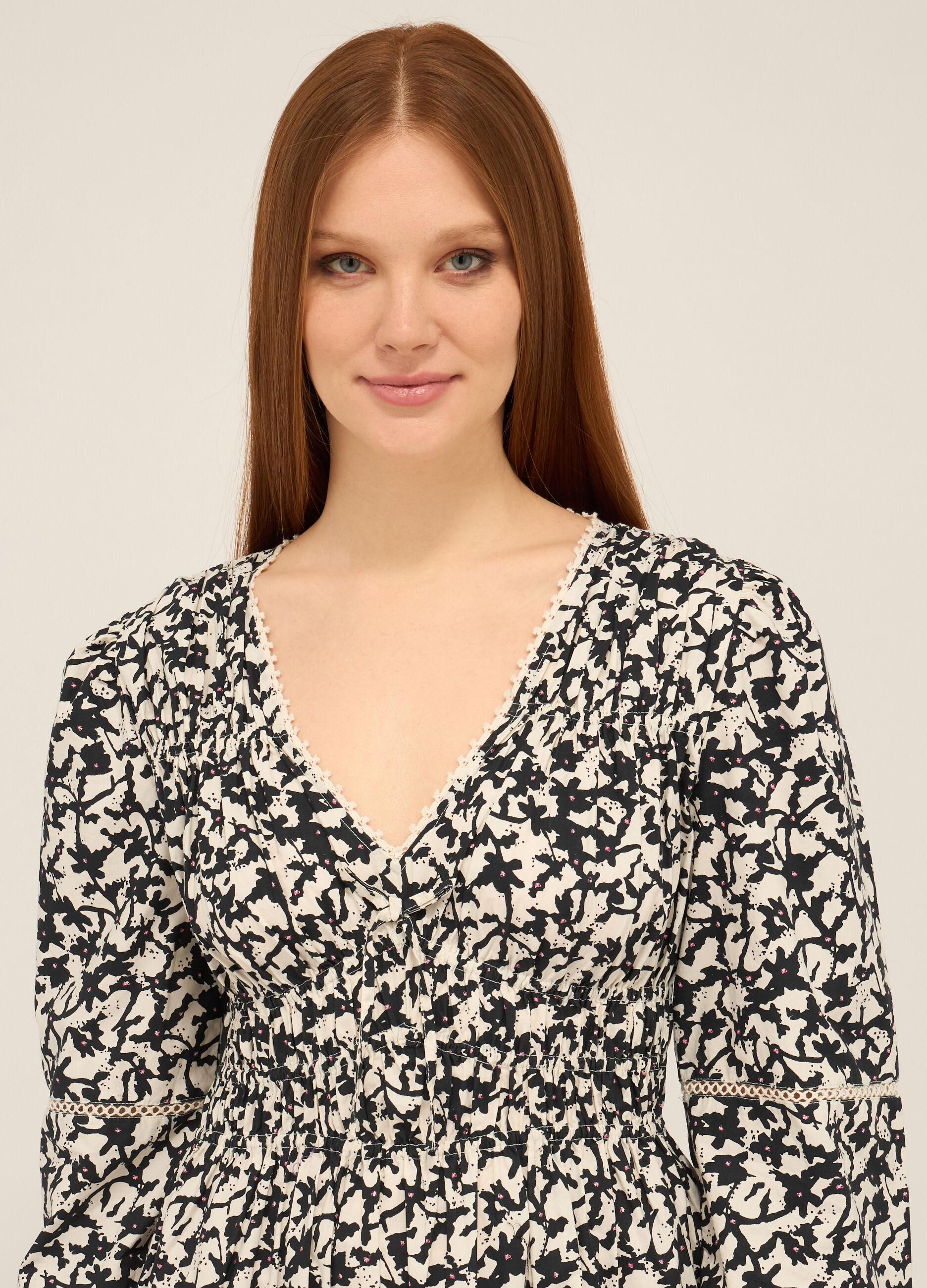 Abito corto in puro cotone donna_2