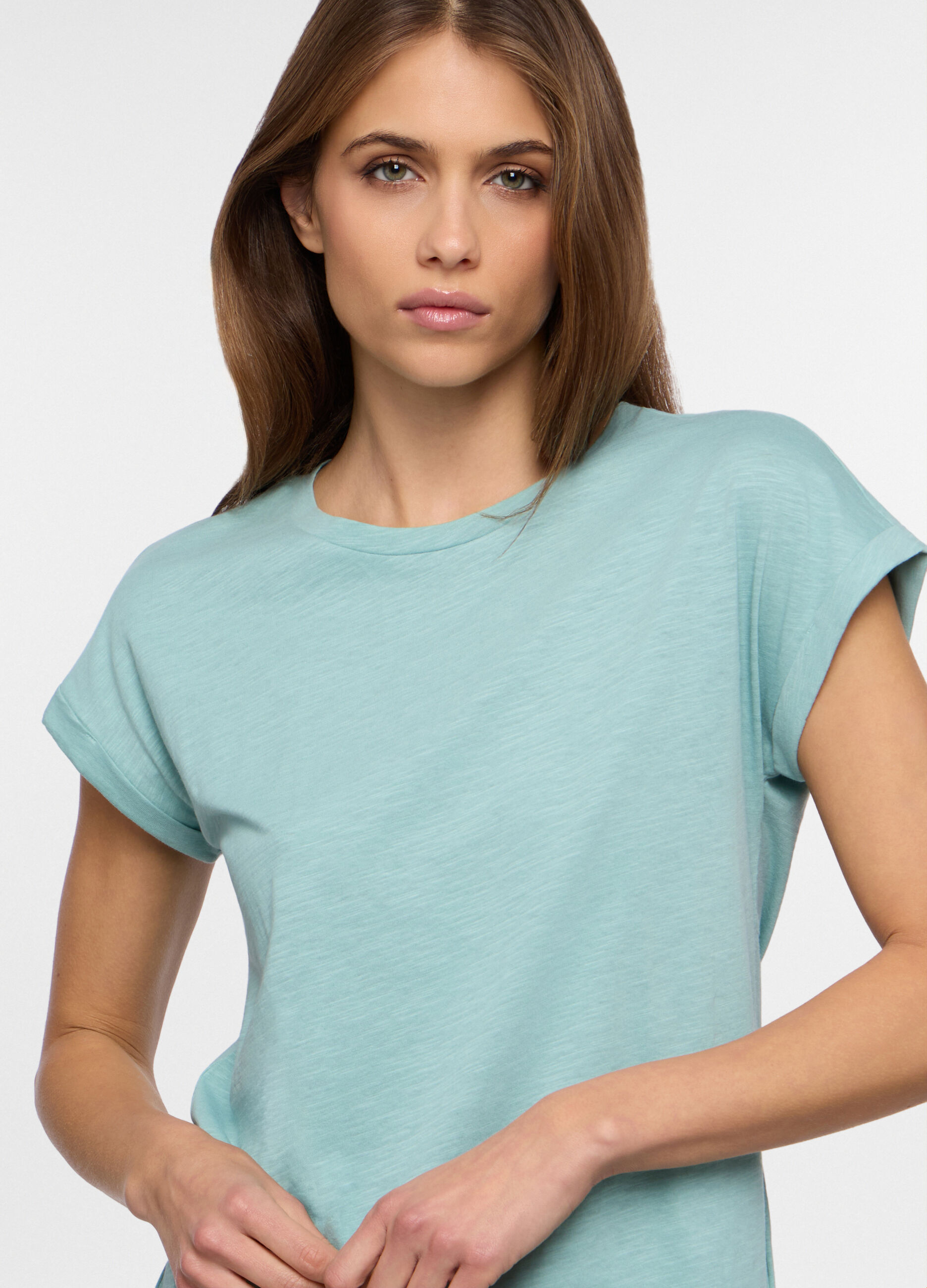 T-shirt girocollo donna_2