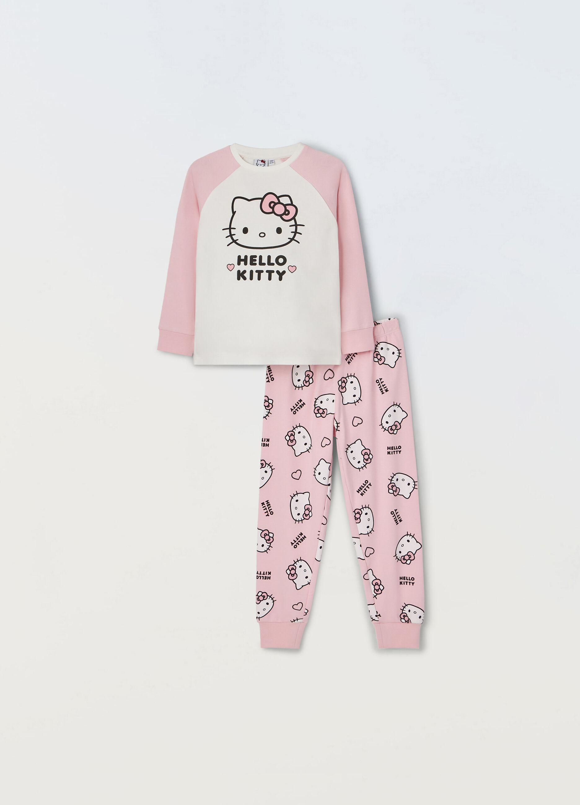 Set pigiama Hello Kitty in puro cotone bambina_0
