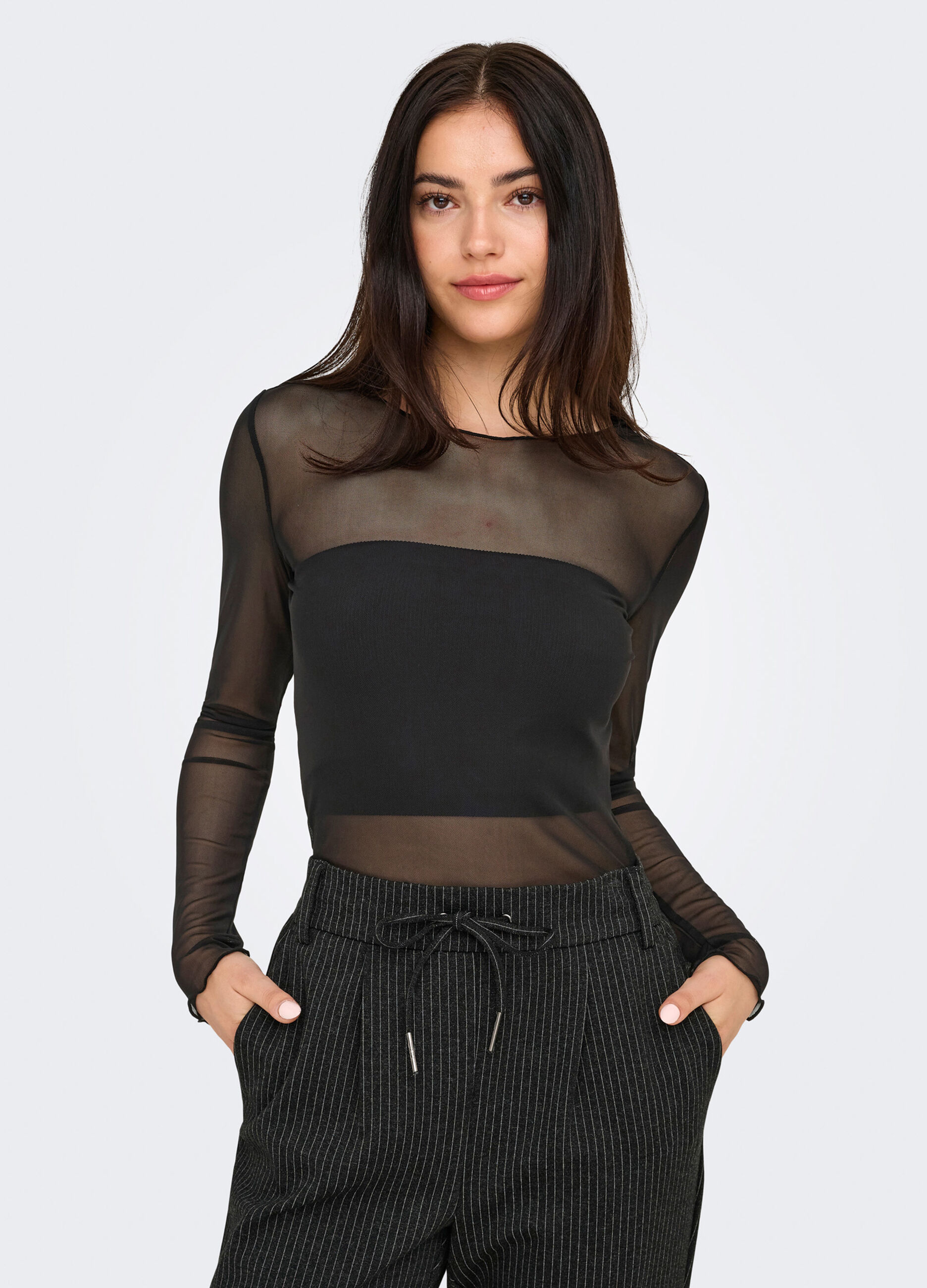 T-shirt a maniche lunghe donna_3