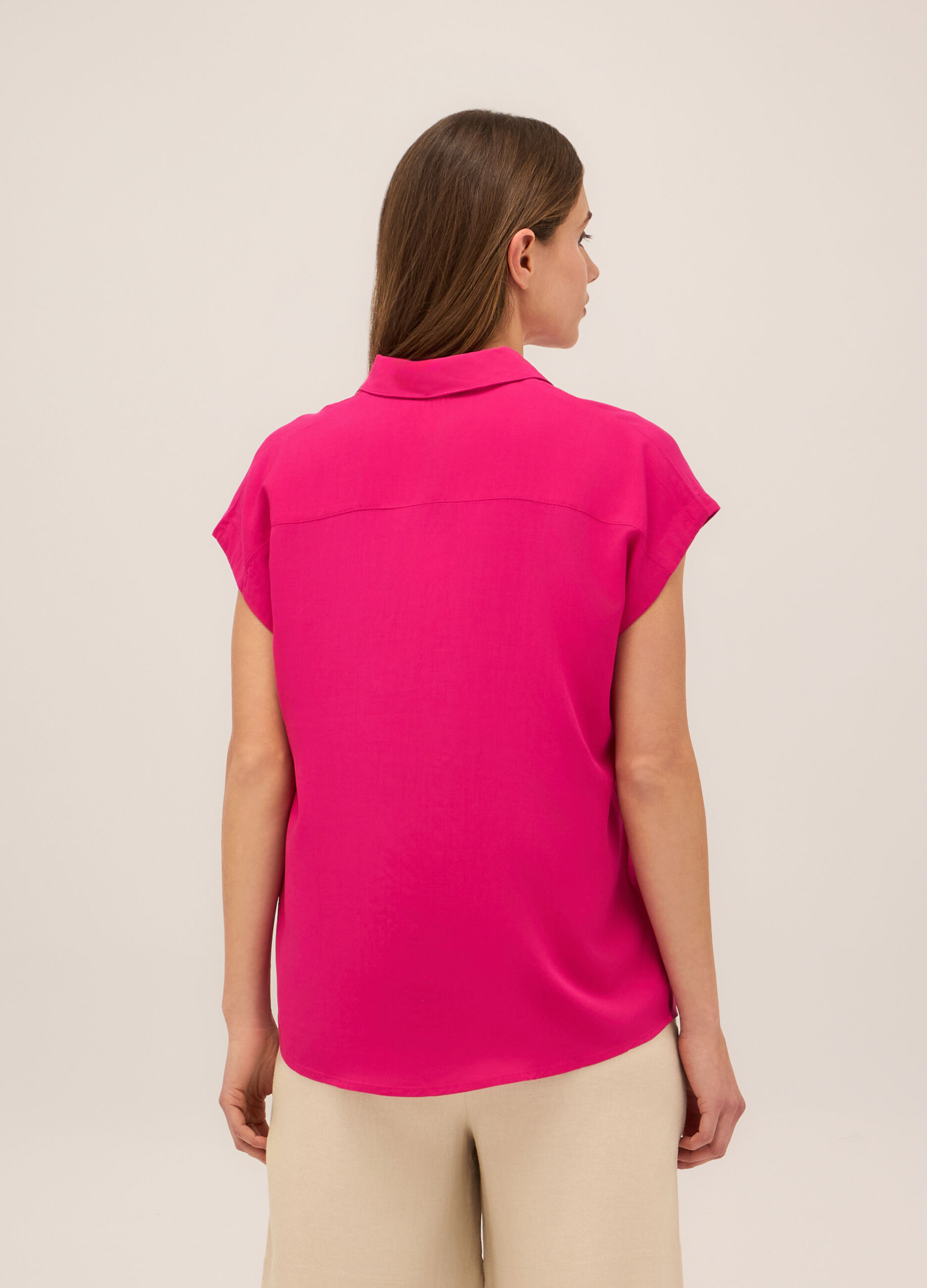 Camicia kimono in pura viscosa donna_1