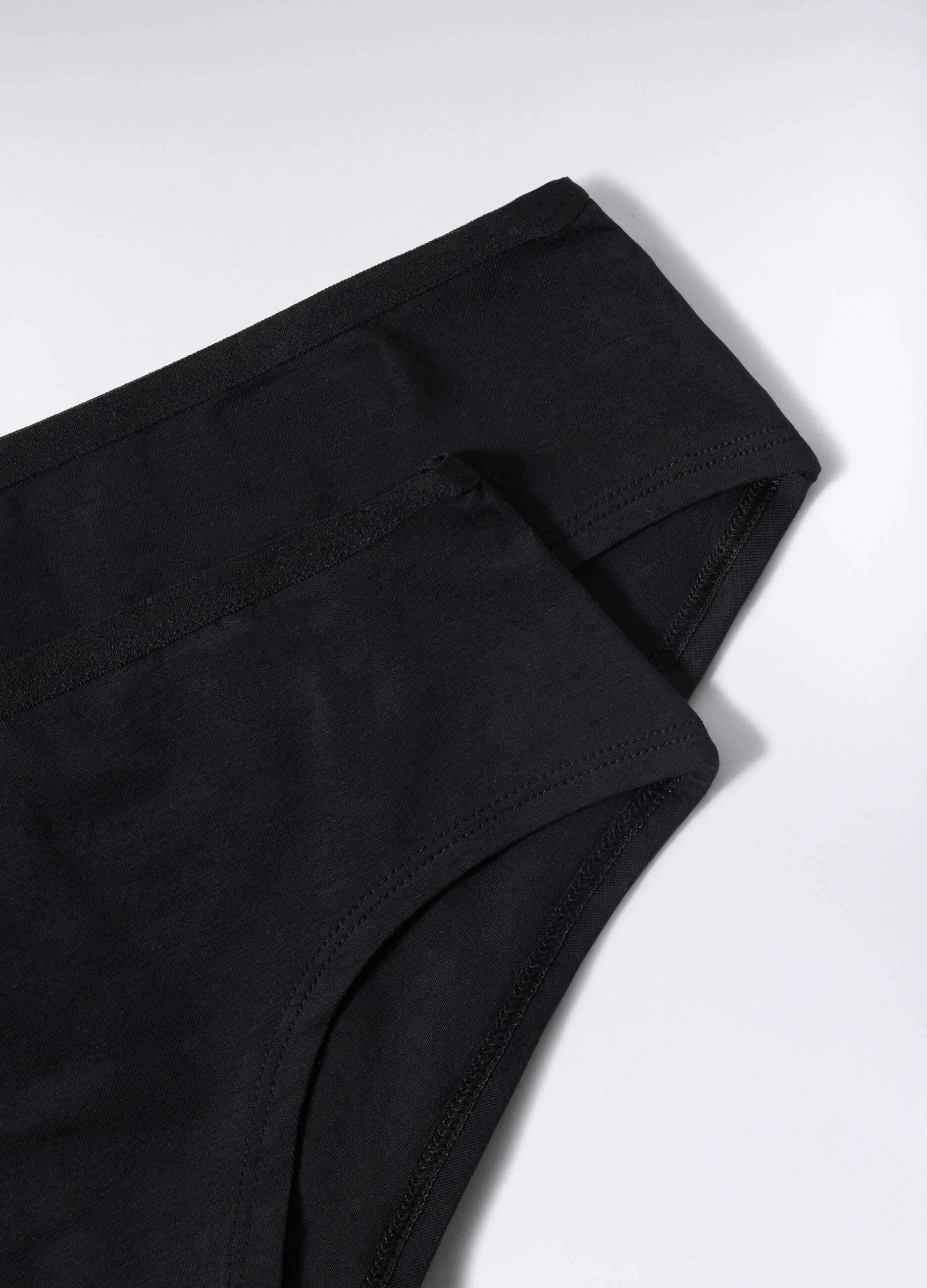 Pack 2 slip a vita alta in jersey di cotone stretch donna_1