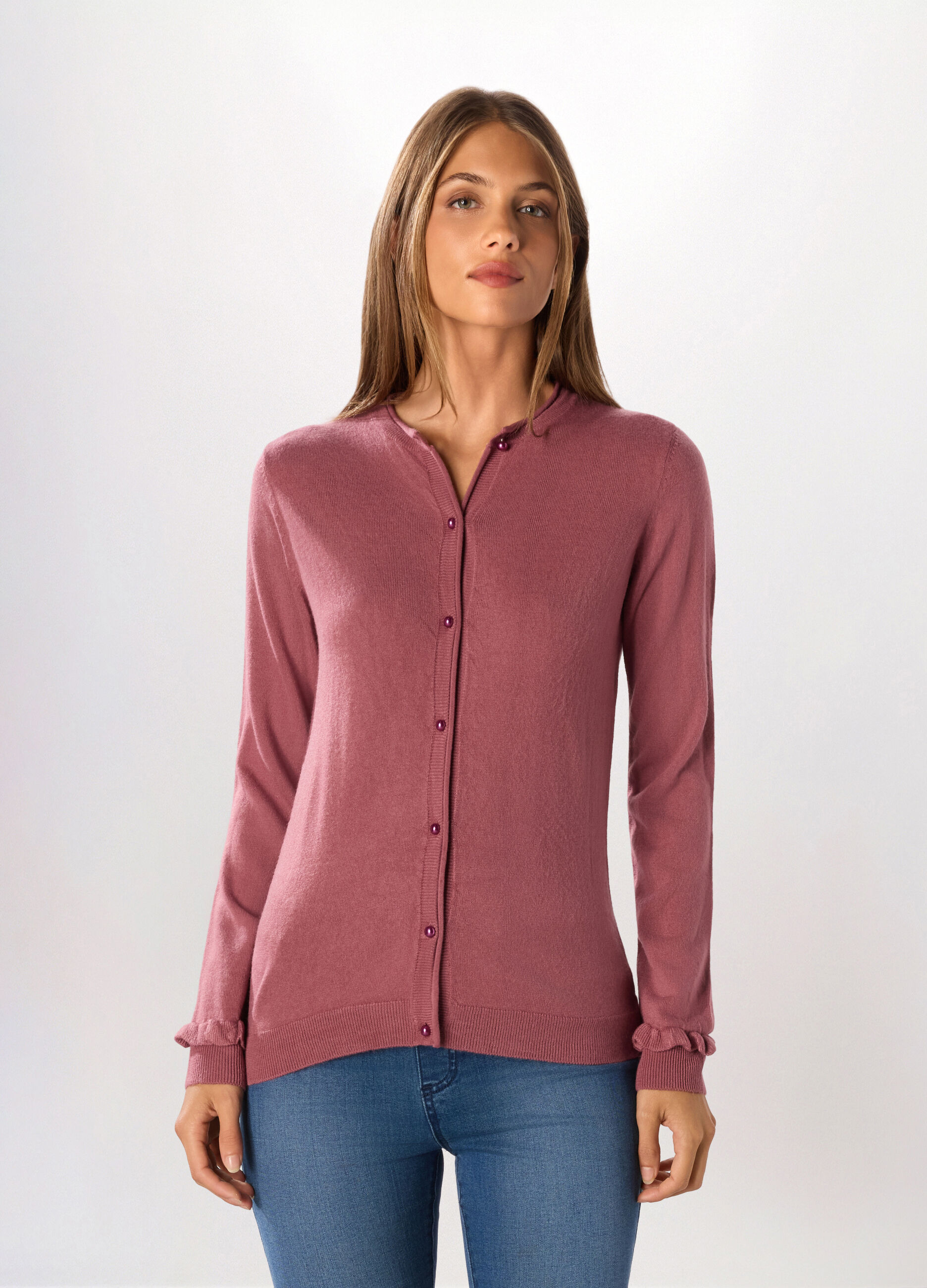 Cardigan tricot donna_0