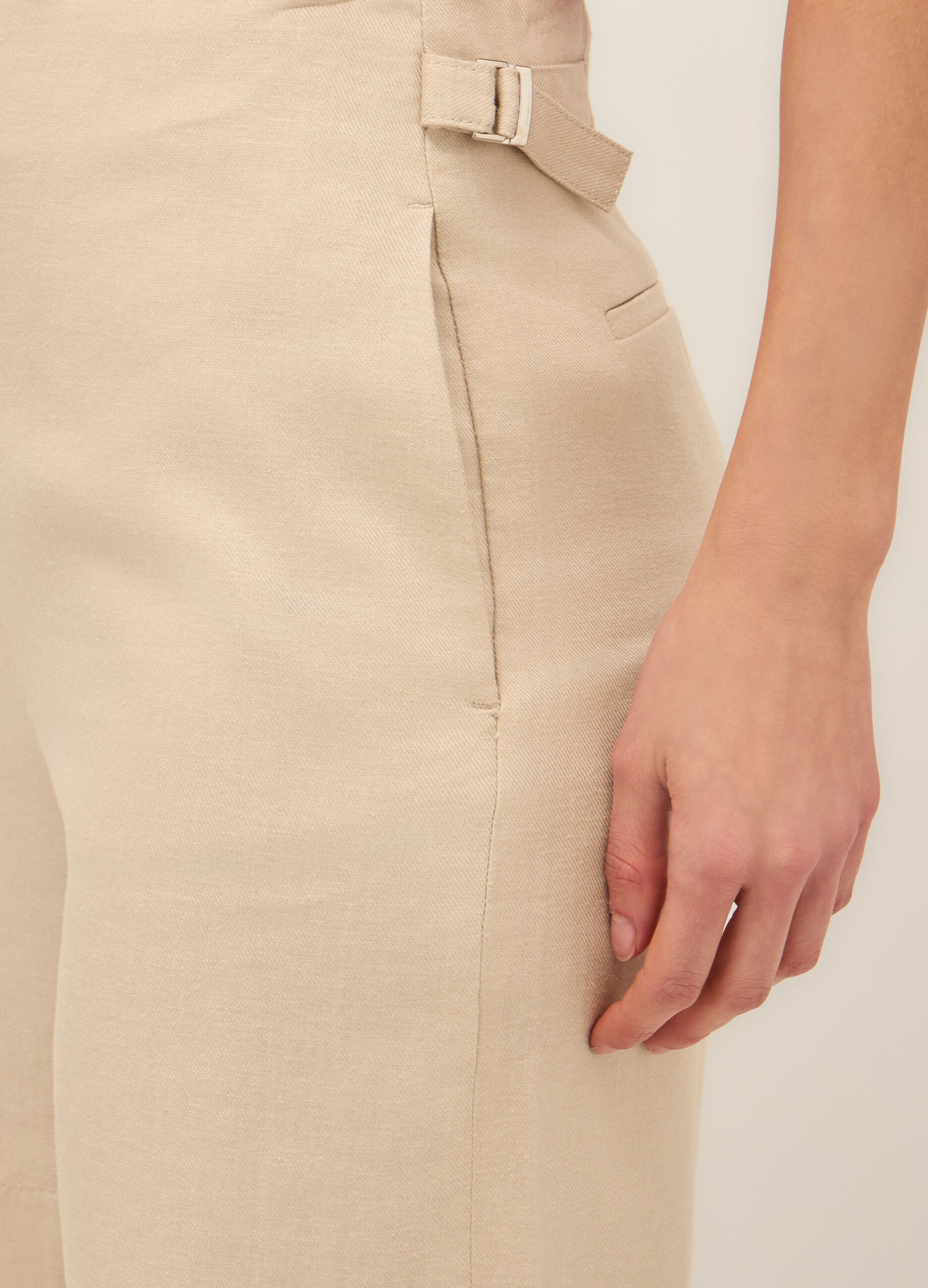 Shorts misto lino donna_2