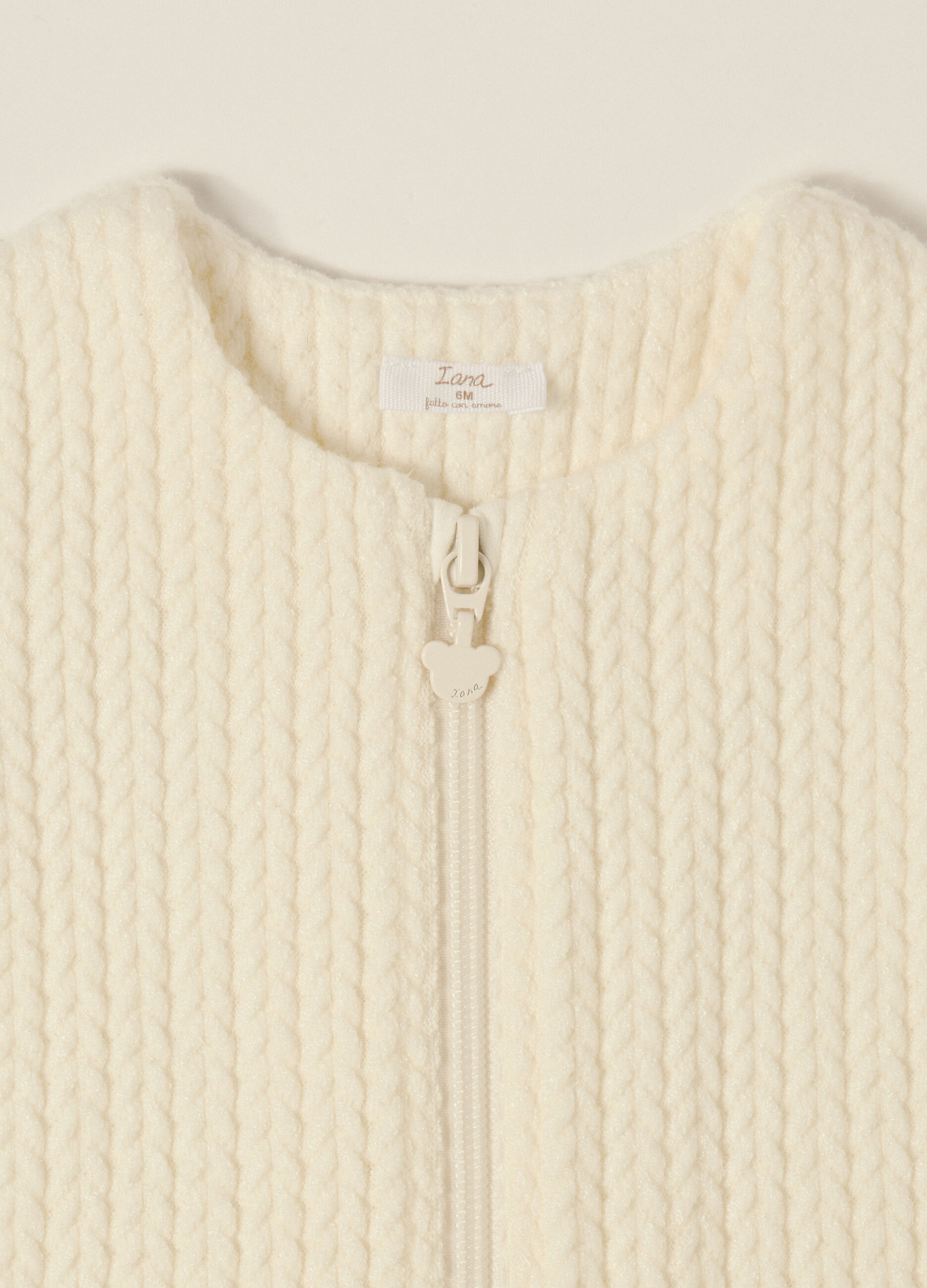 Cardigan bianco per neonato