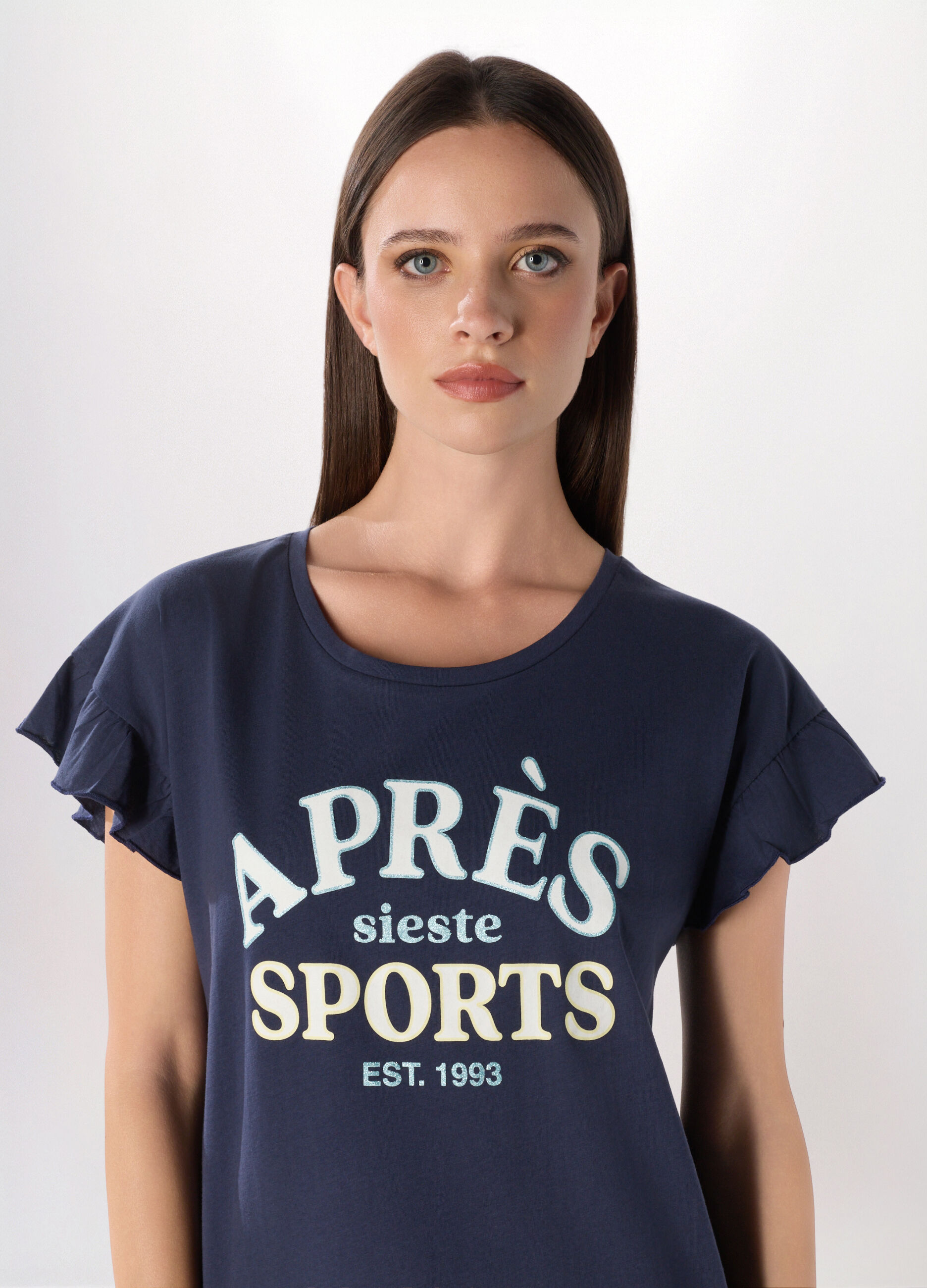 Set pigiama corto in puro cotone donna_2