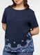 T-shirt girocollo donna curvy_2