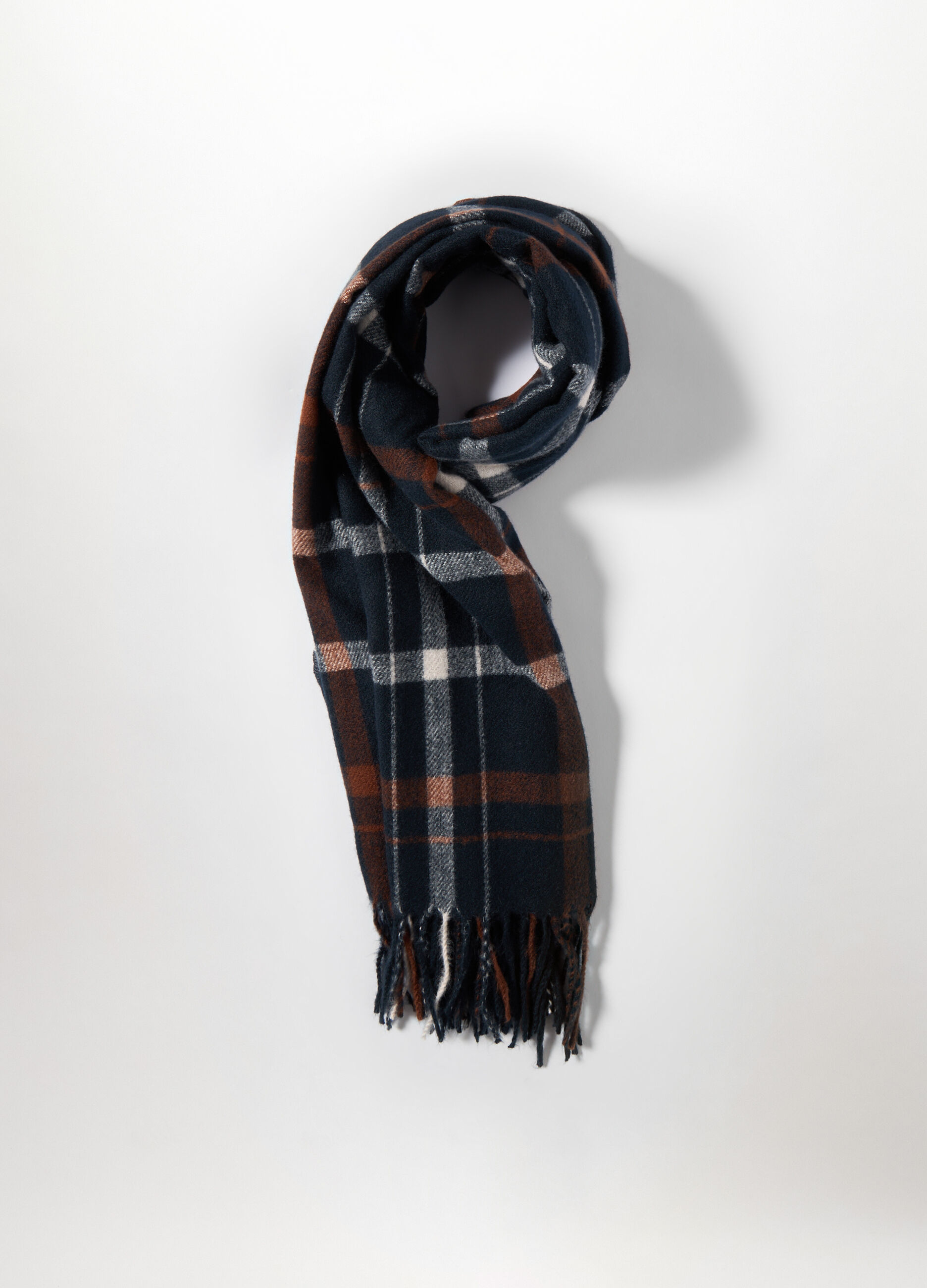 Sciarpa misto viscosa a quadri donna_1