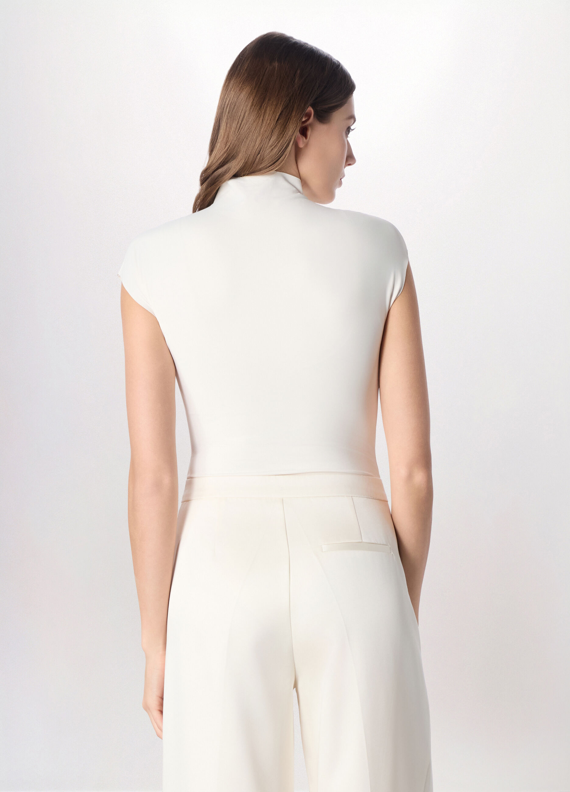 T-shirt in jersey stretch donna_1