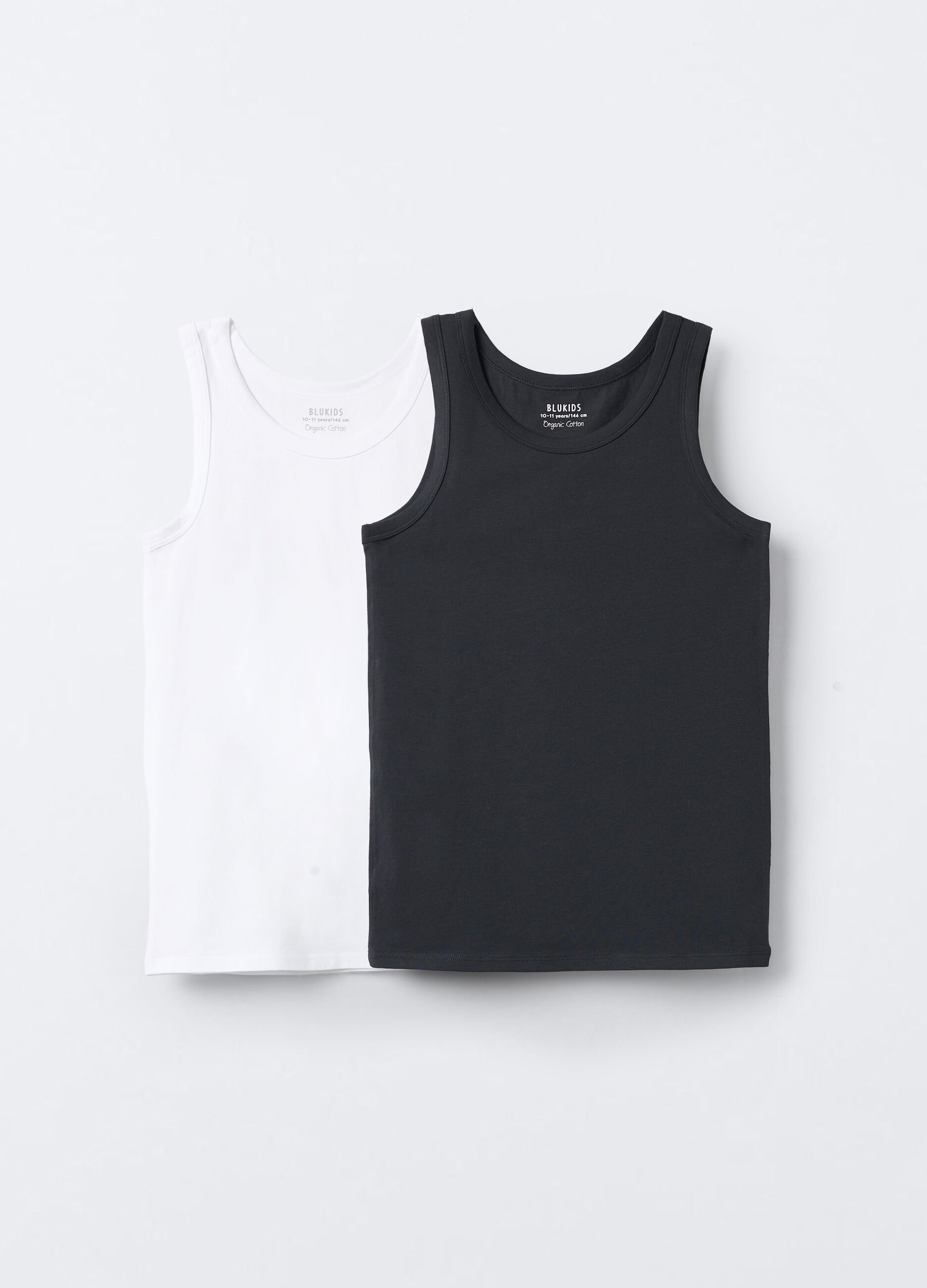 Pack 2 canotte in jersey di cotone stretch ragazzo_0