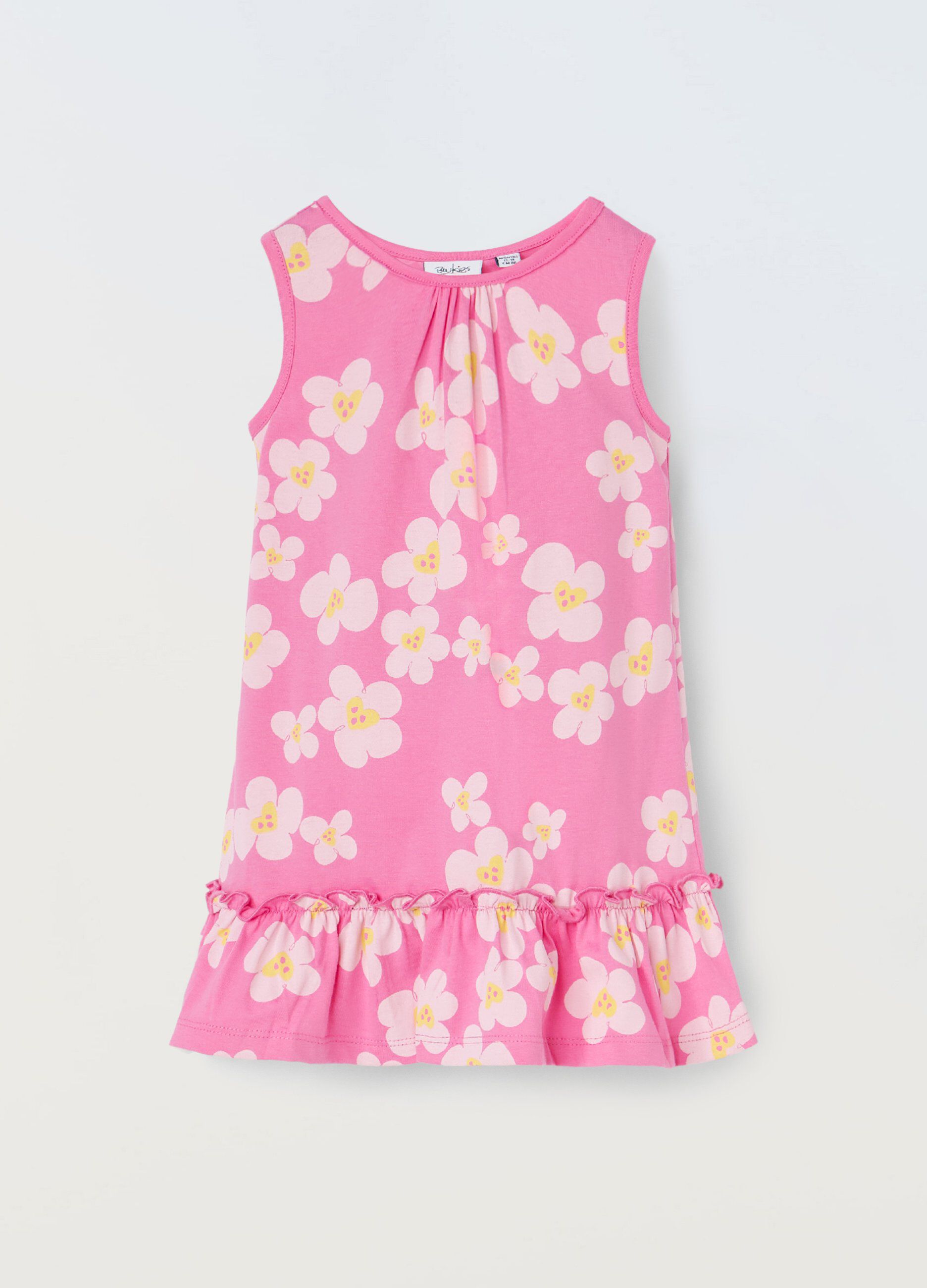 Vestito in puro cotone neonata_0
