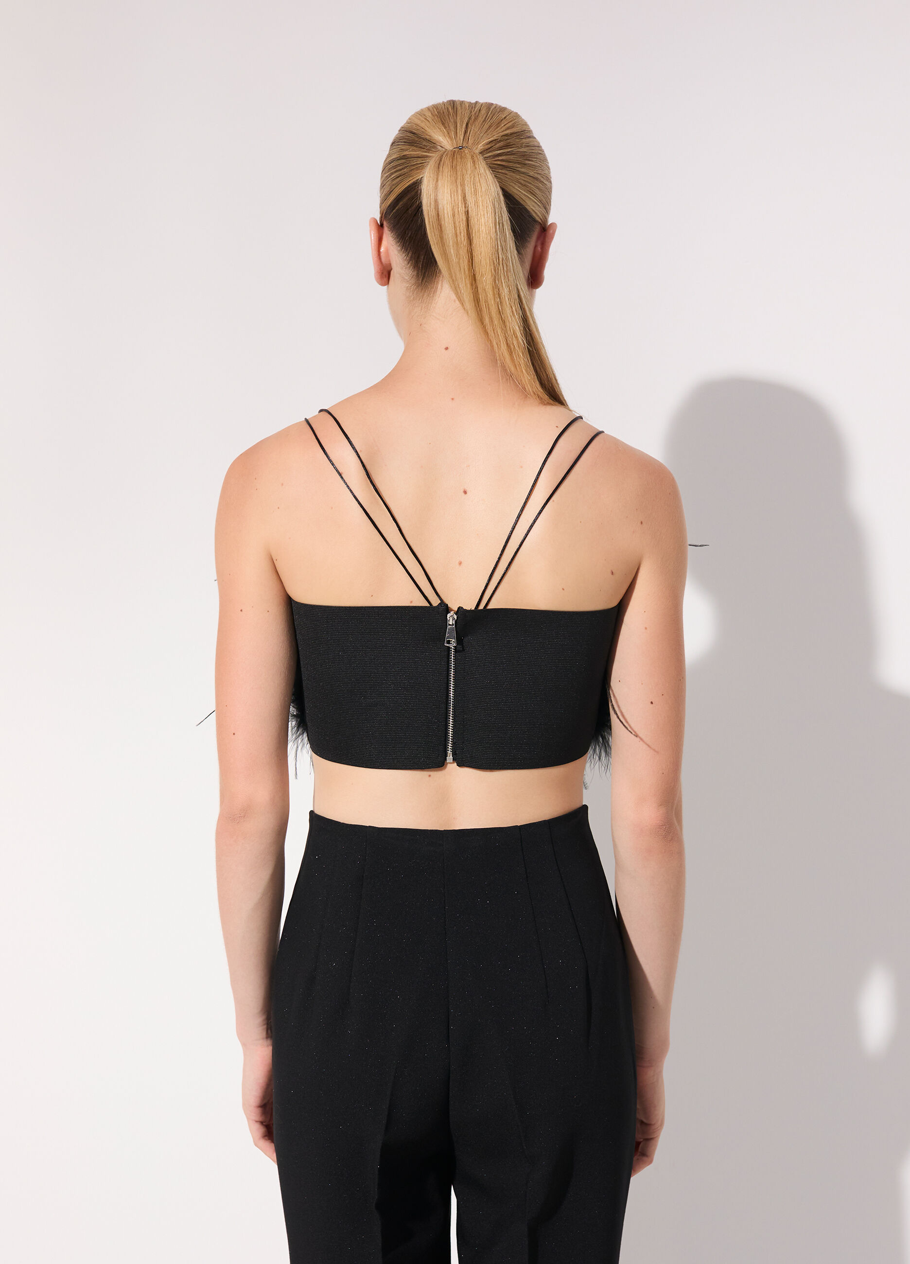 Top in piume donna_2