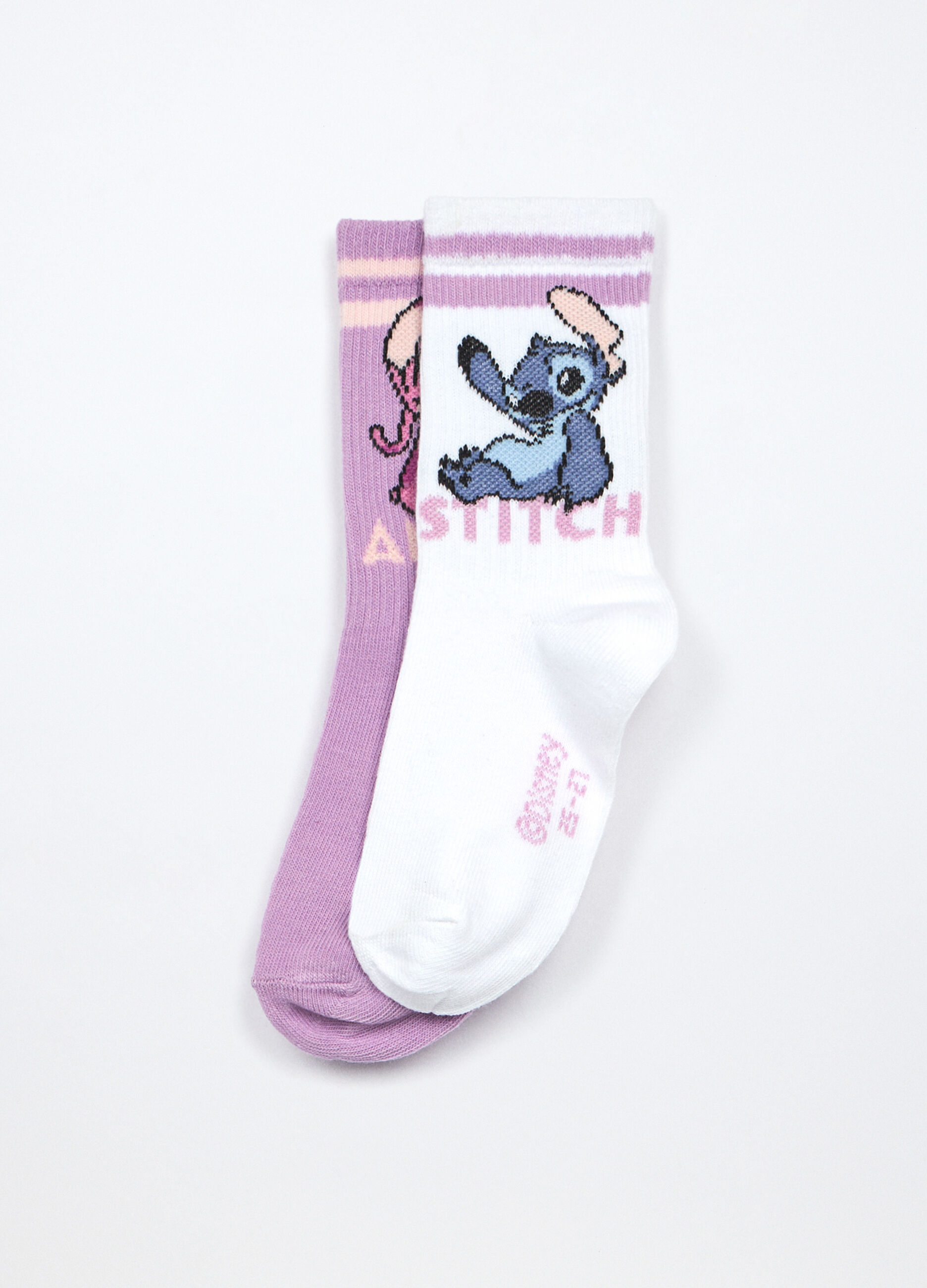 Pack 2 calze misto cotone bambina_0
