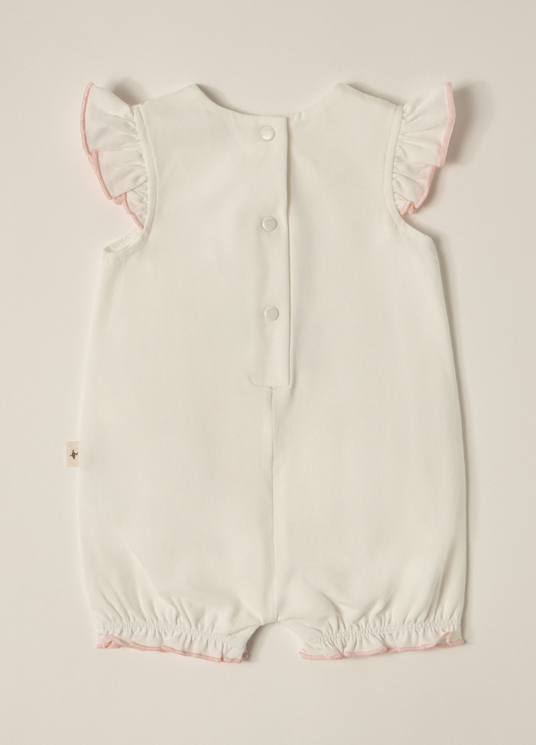 Pagliaccetto in cotone stretch IANA neonata_2