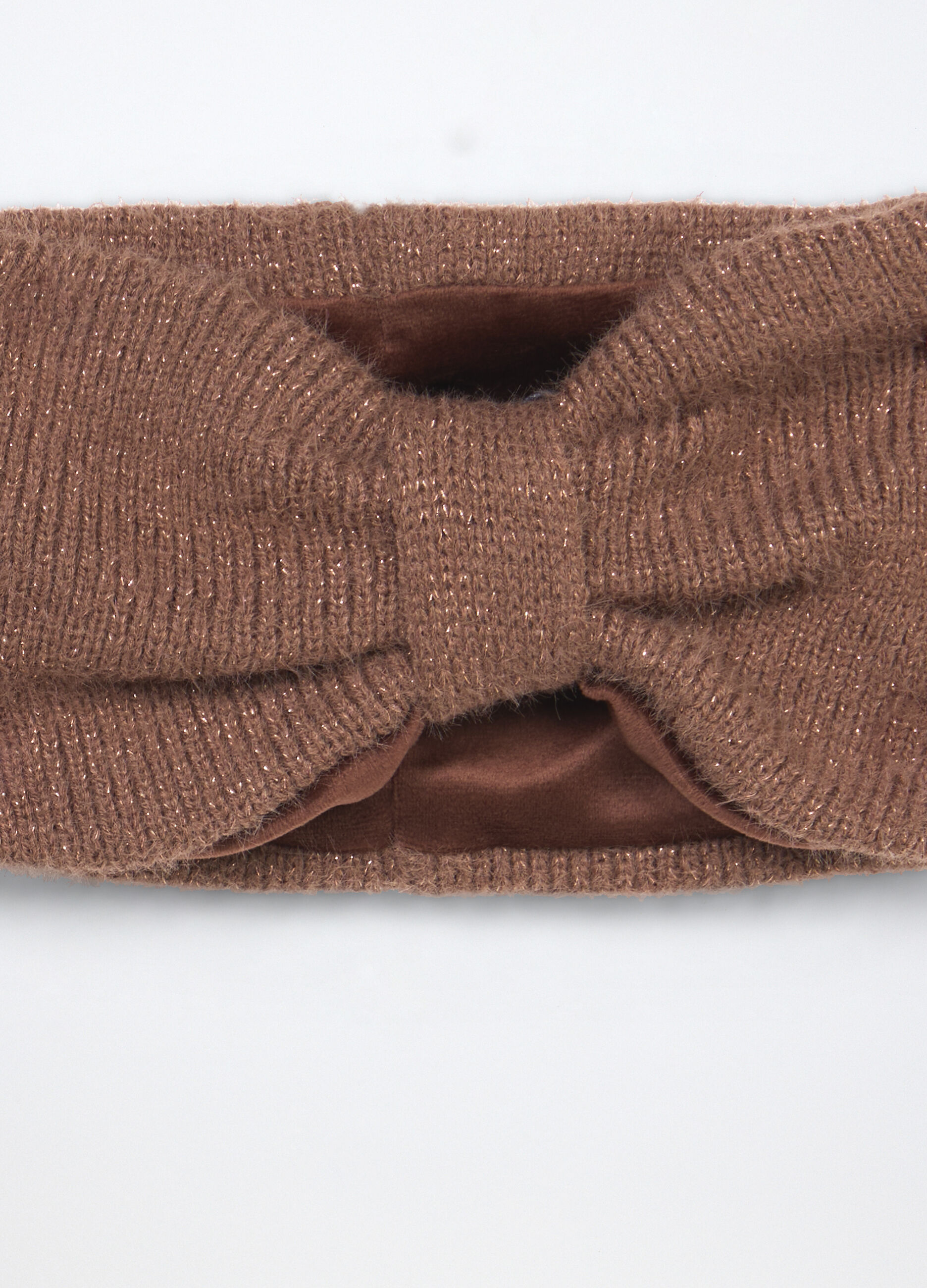 Scaldacollo tricot con filo lurex_2