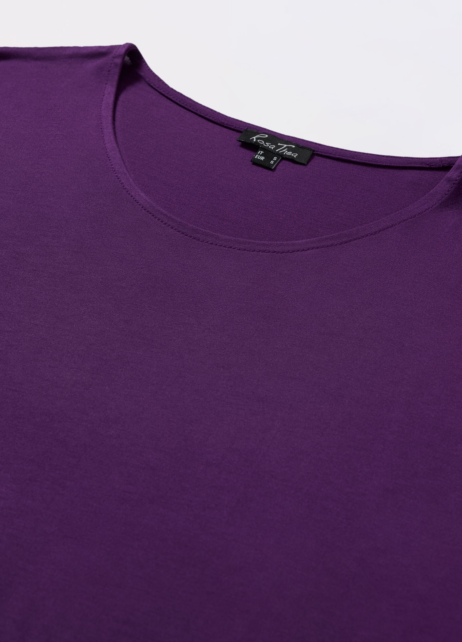 T-shirt in jersey di pura viscosa donna curvy_1