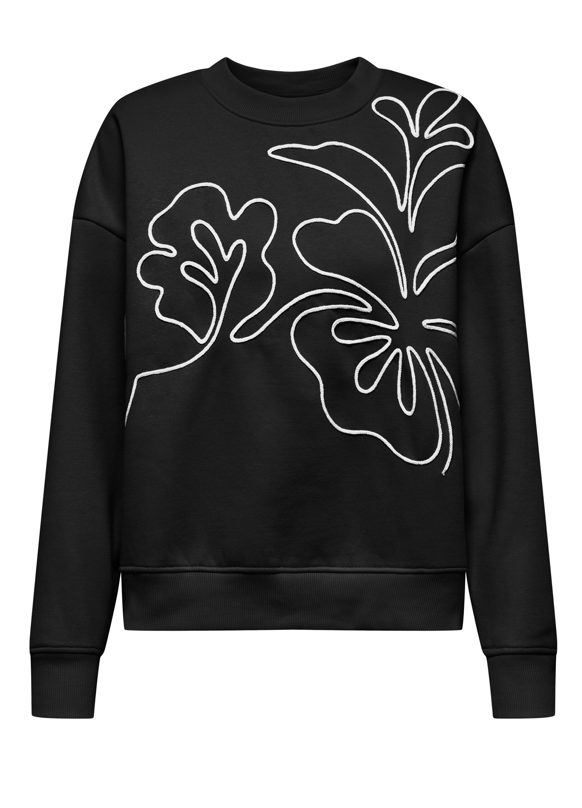 Felpa con ricamo donna_5