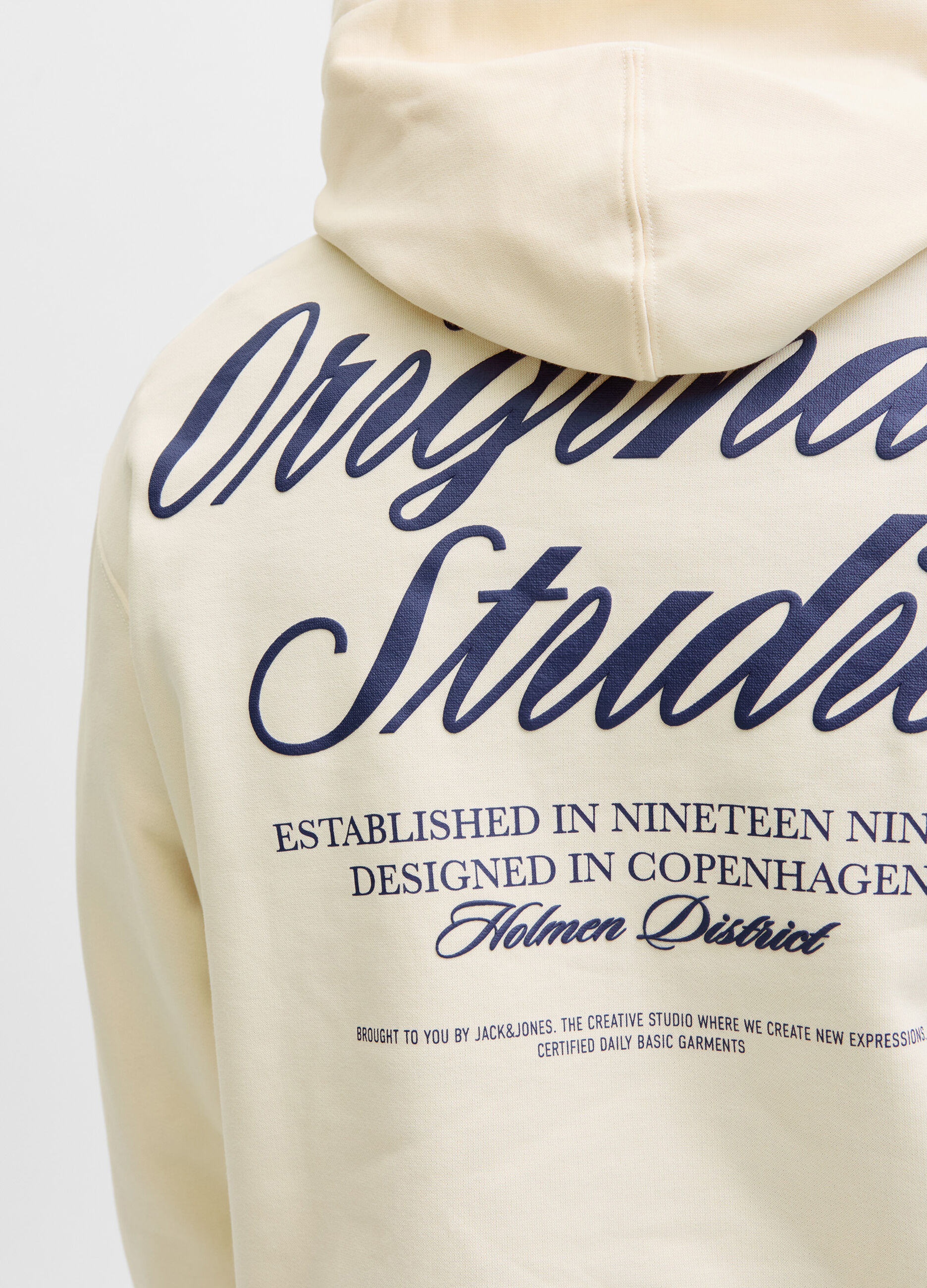 Felpa con cappuccio e logo uomo_4