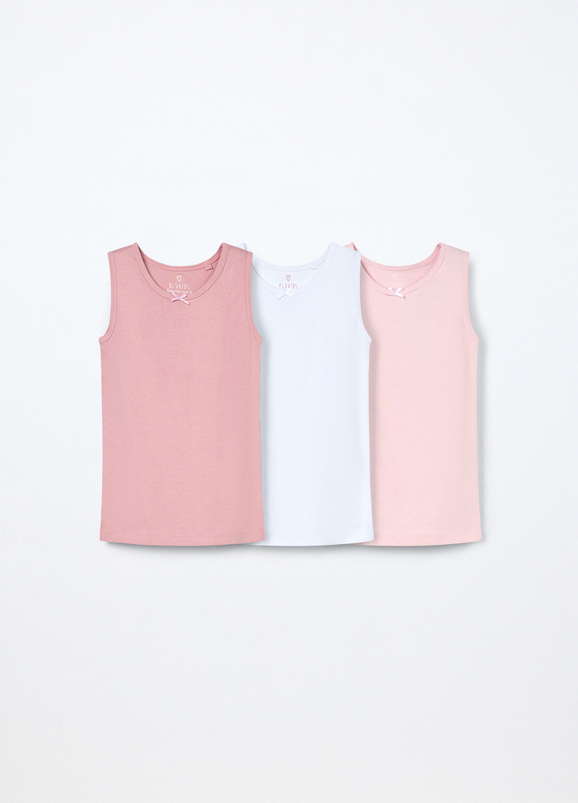 Pack 3 canotte in puro cotone neonata_0