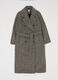 Cappotto lungo doppiopetto in misto lana donna_4