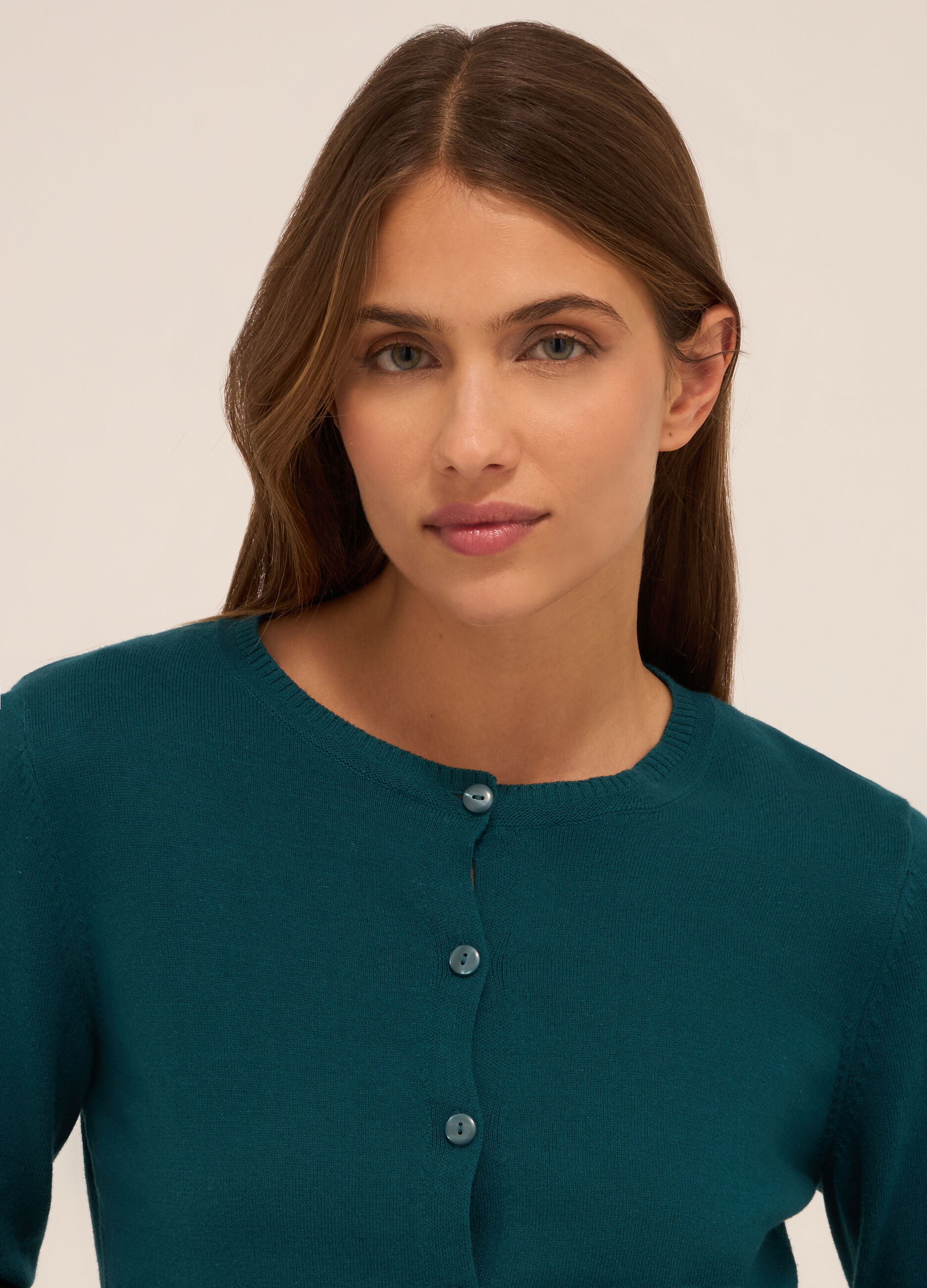 Cardigan in puro cotone donna_2