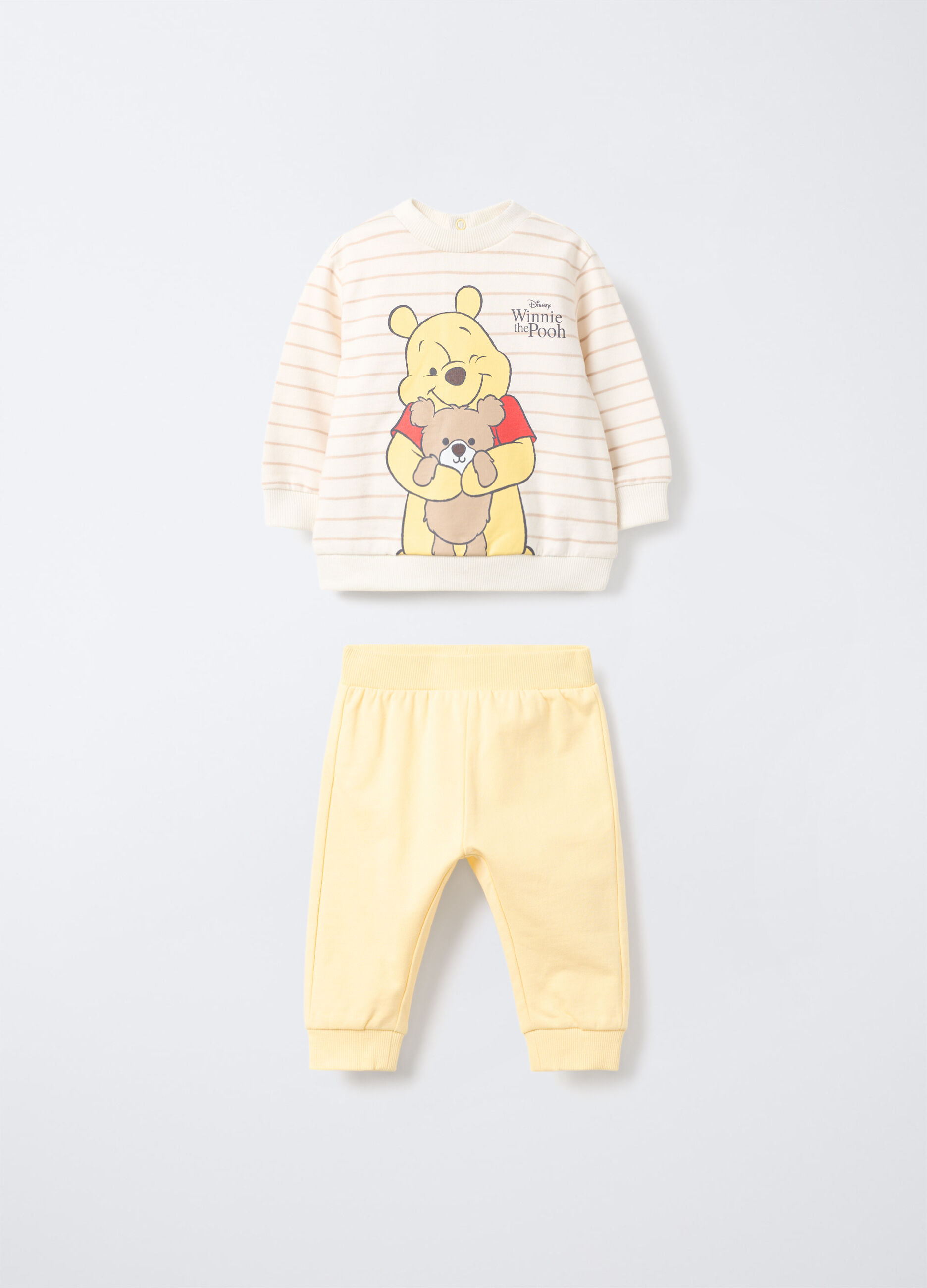 Jogging set Disney in puro cotone garzato neonato_0