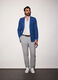 Blazer in diagonale di lino e cotone uomo_0